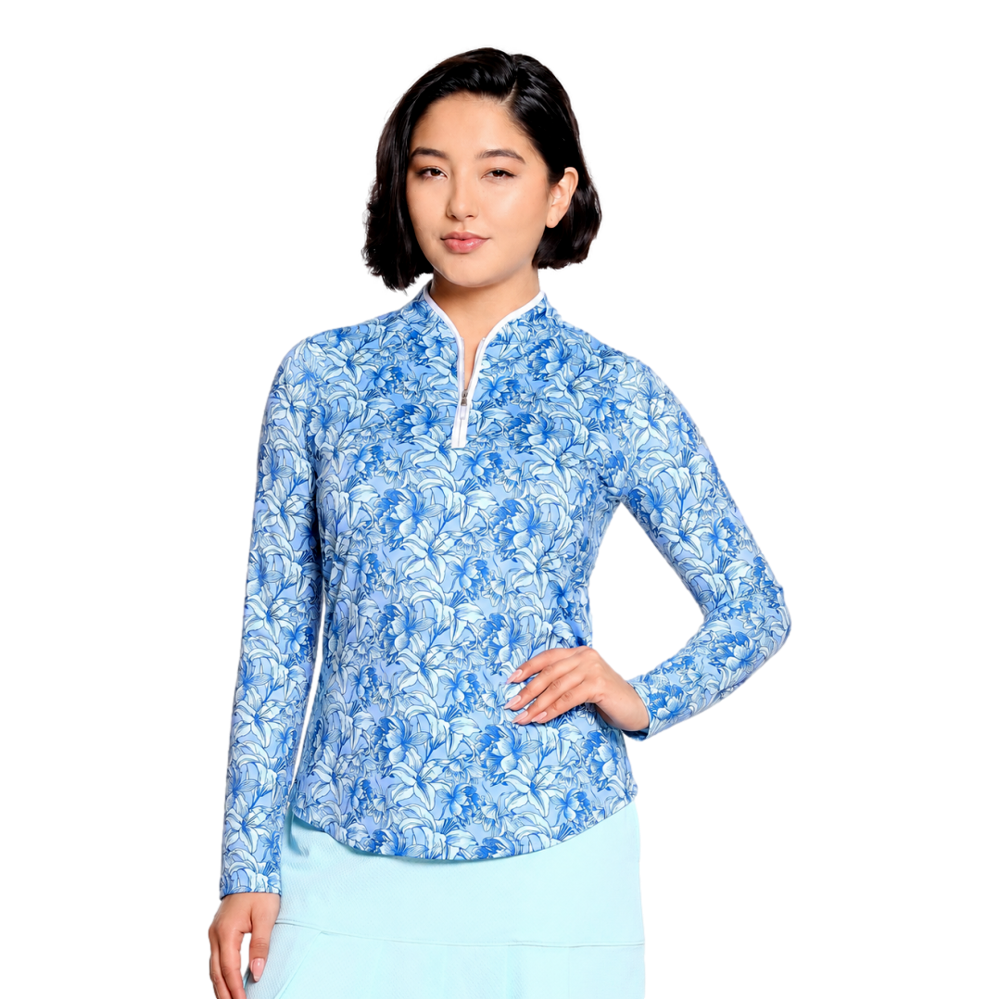 Tempo Mockneck Women's Golf Quarter Zip