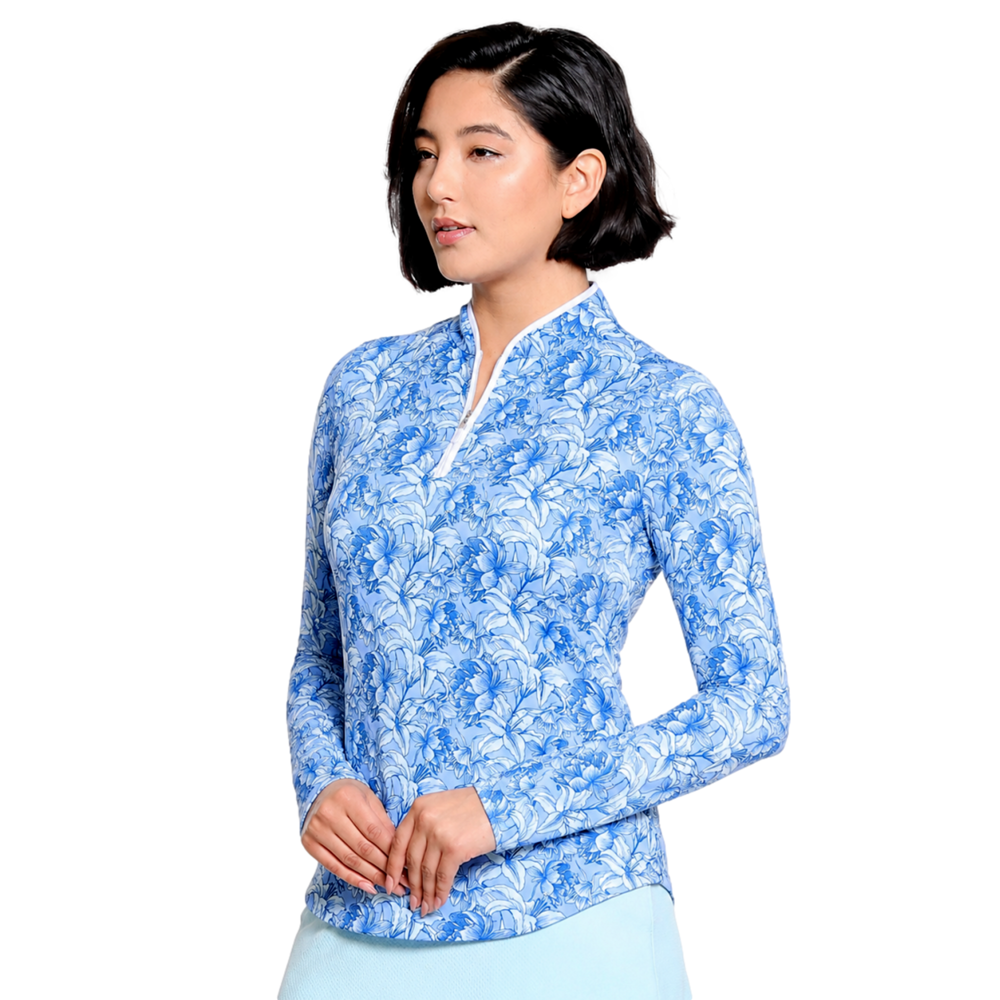 Tempo Mockneck Women's Golf Quarter Zip
