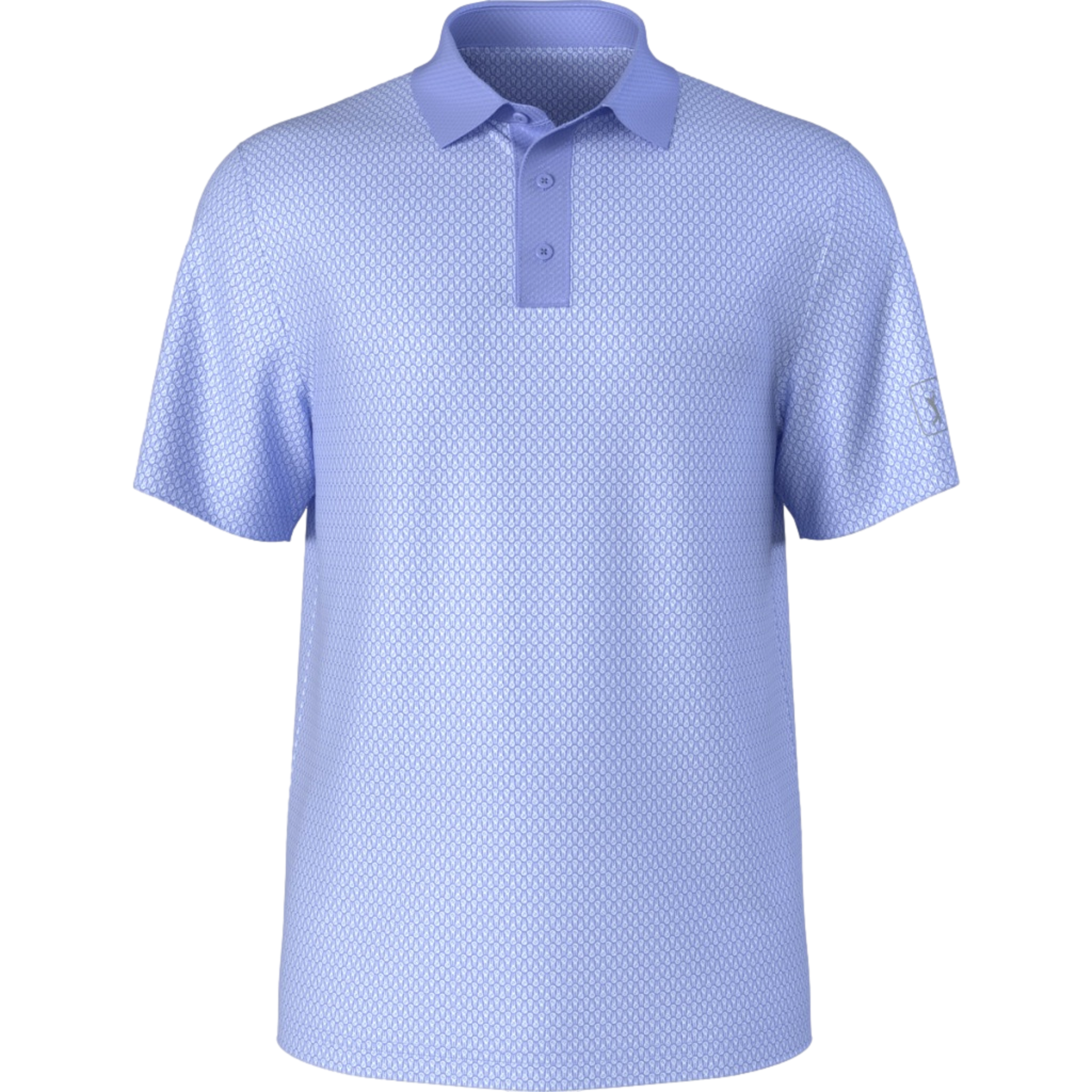 Novelty Geo Color Block Boys Golf Polo Shirt
