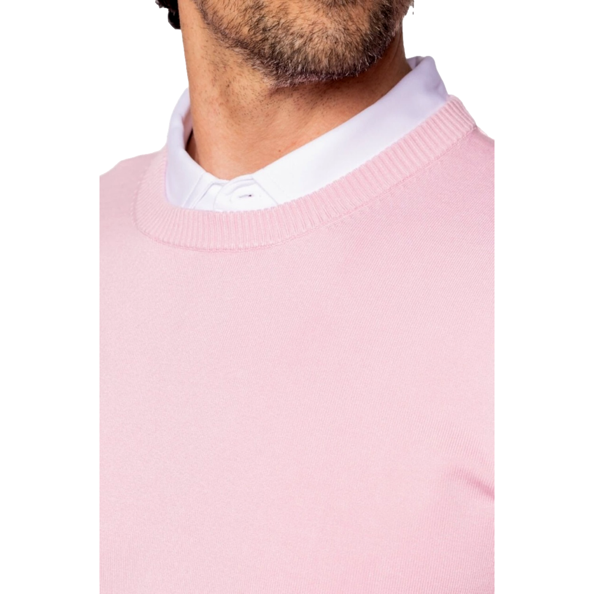 Crew Neck Men's Golf Sweater