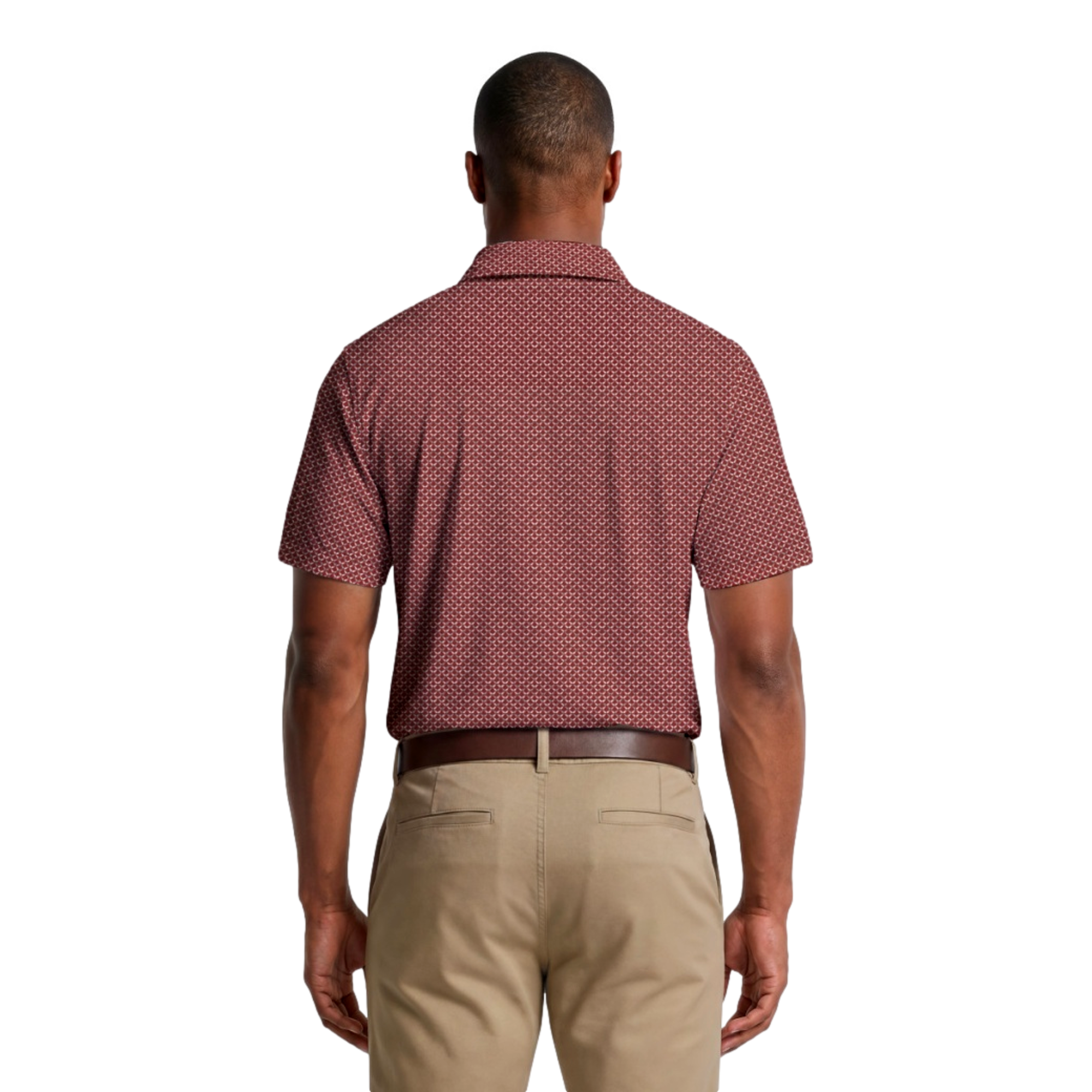 Golf Bag Conversational Men's Golf Polo Shirt
