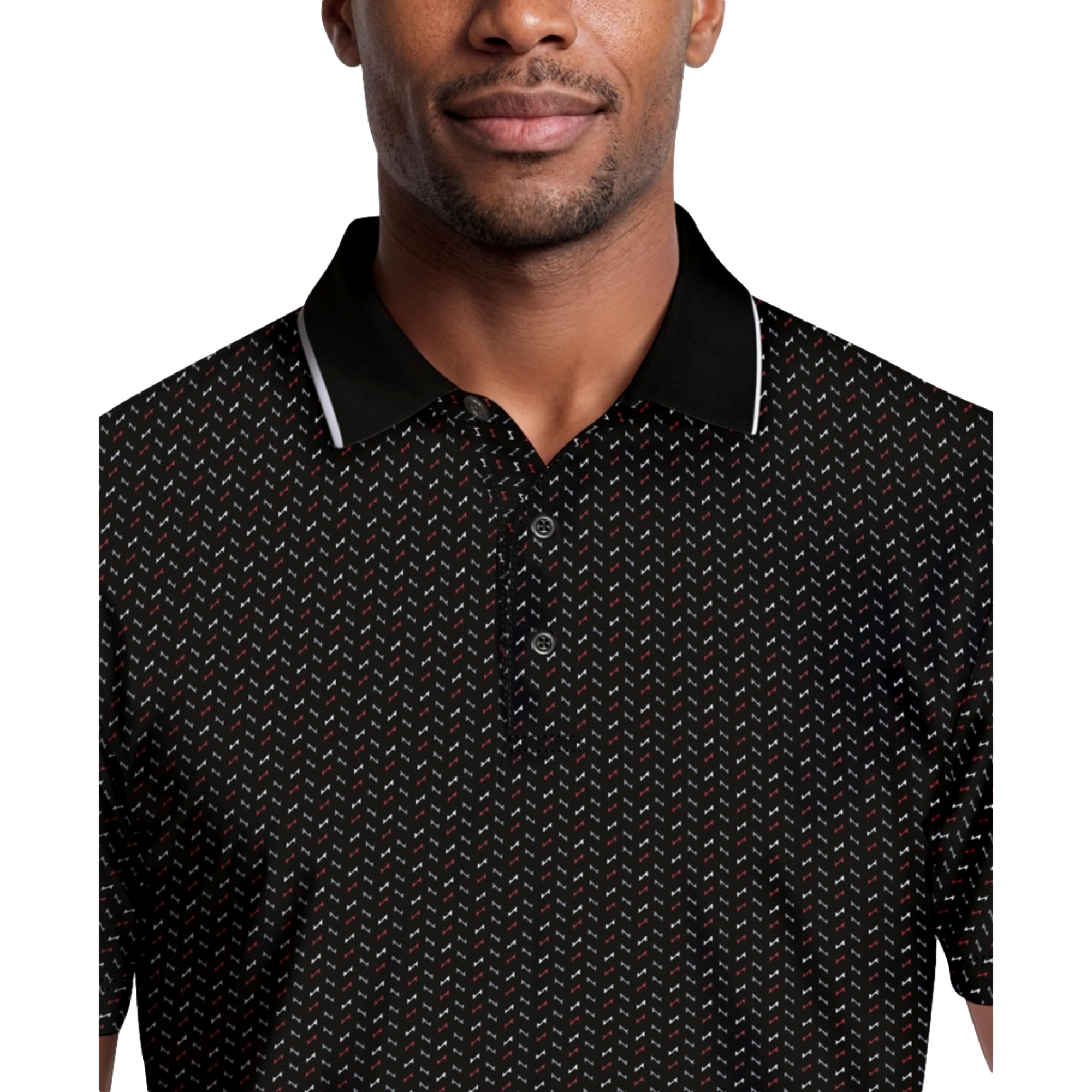 Golf Novelty Printed Men's Golf Polo Shirt