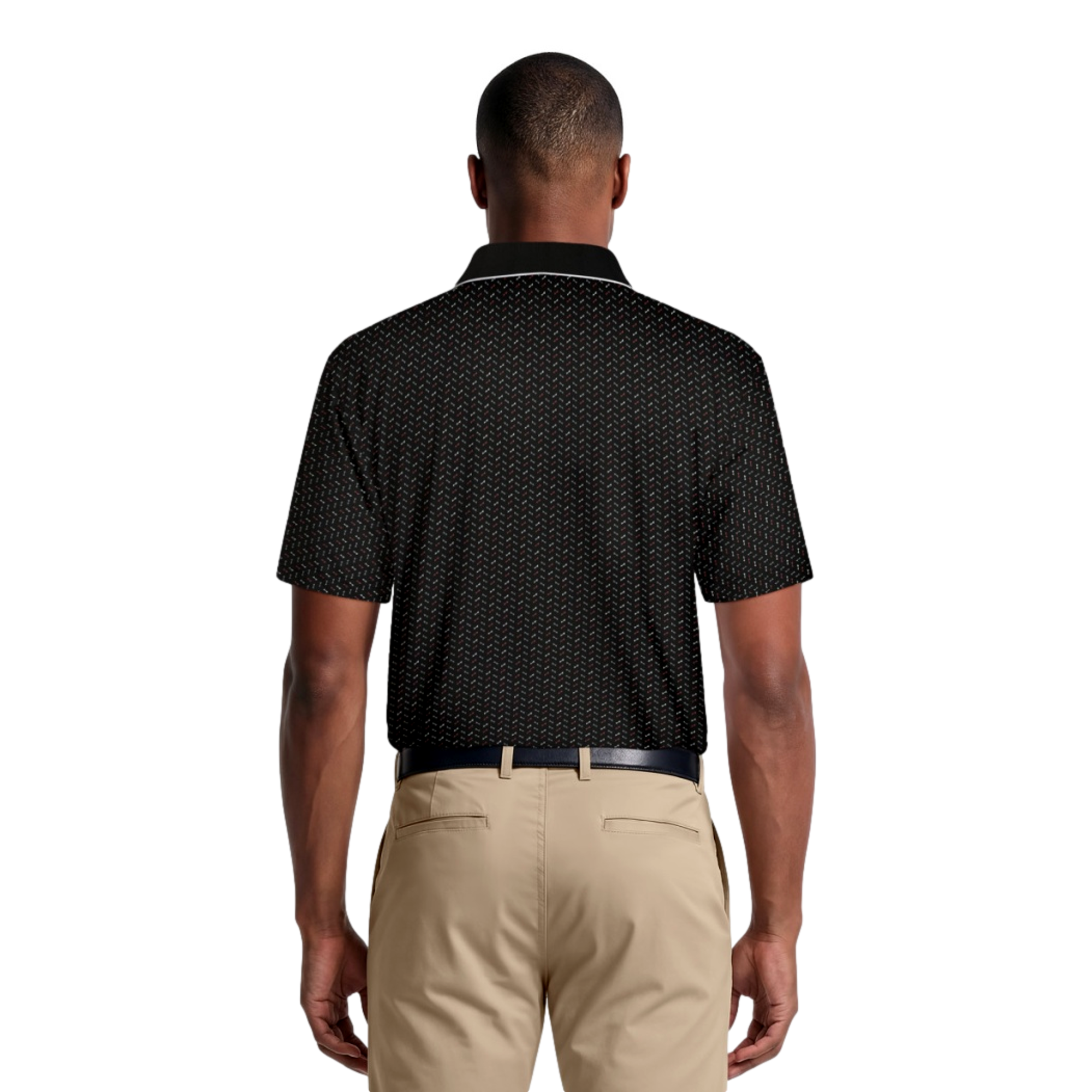 Golf Novelty Printed Men's Golf Polo Shirt