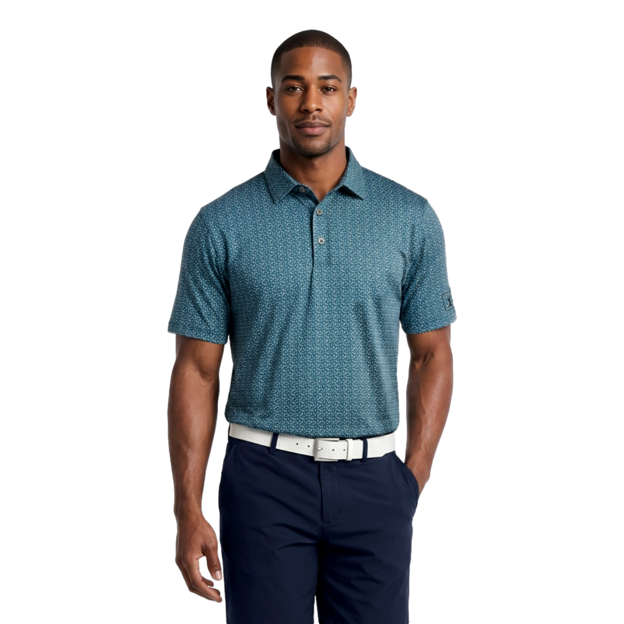 Golf Flag Essential Men's Golf Polo Shirt