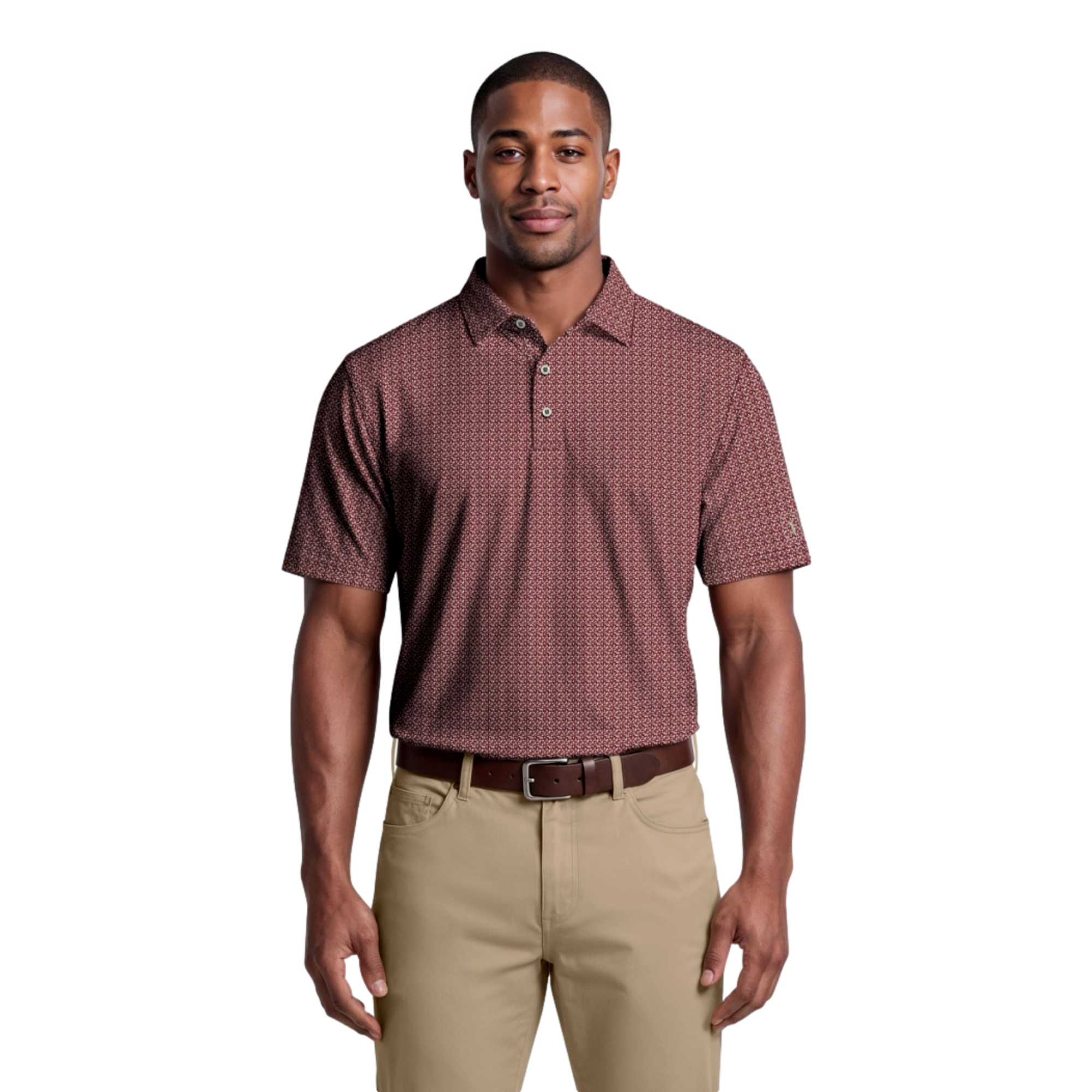 Golf Flag Essential Men's Golf Polo Shirt