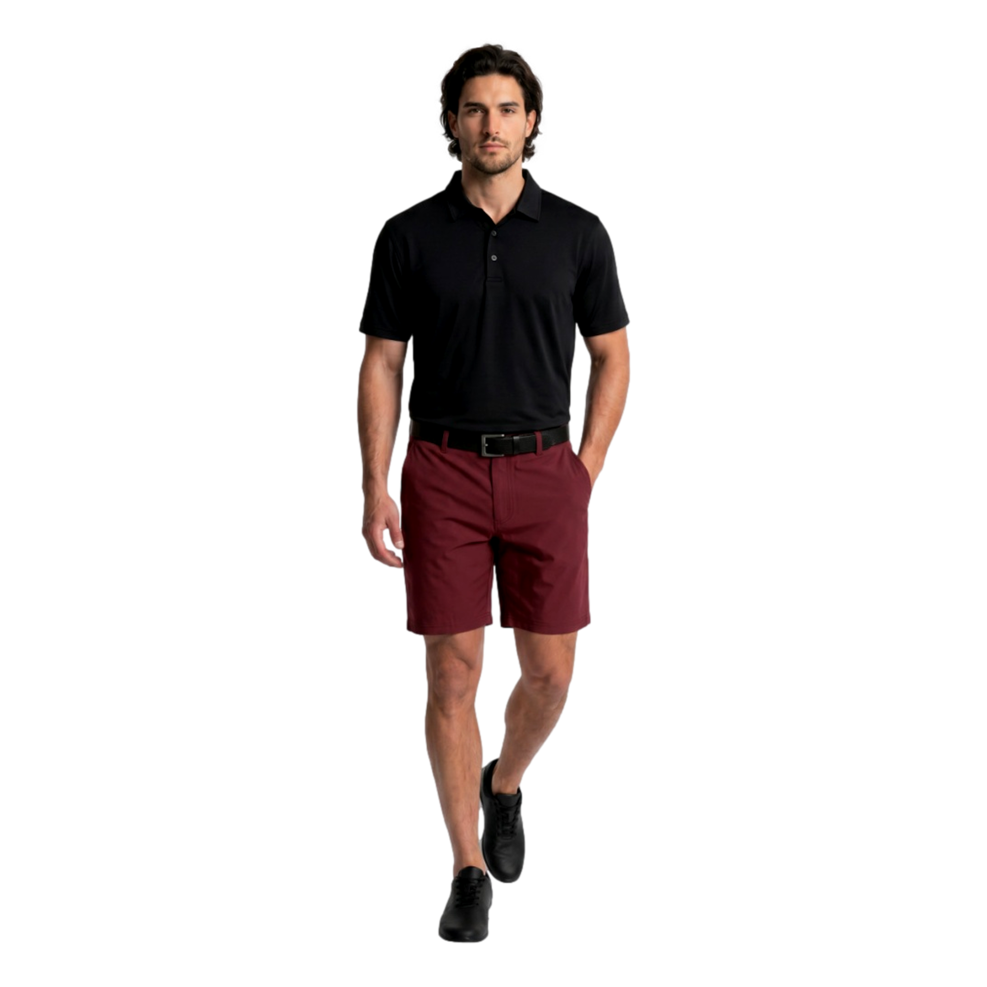 Flat Front Performance Cooling Men's 8" Golf Shorts