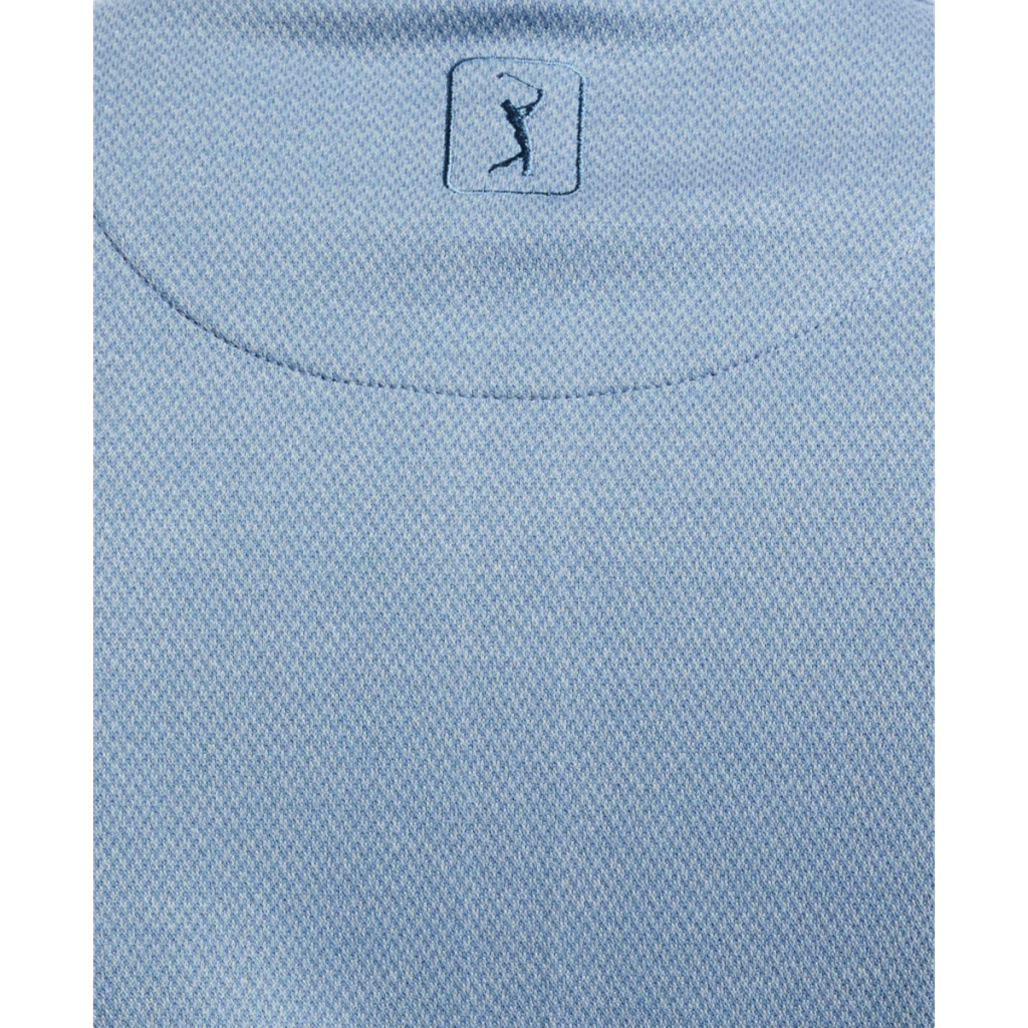 Herringbone Textured Men's Golf Quarter Zip