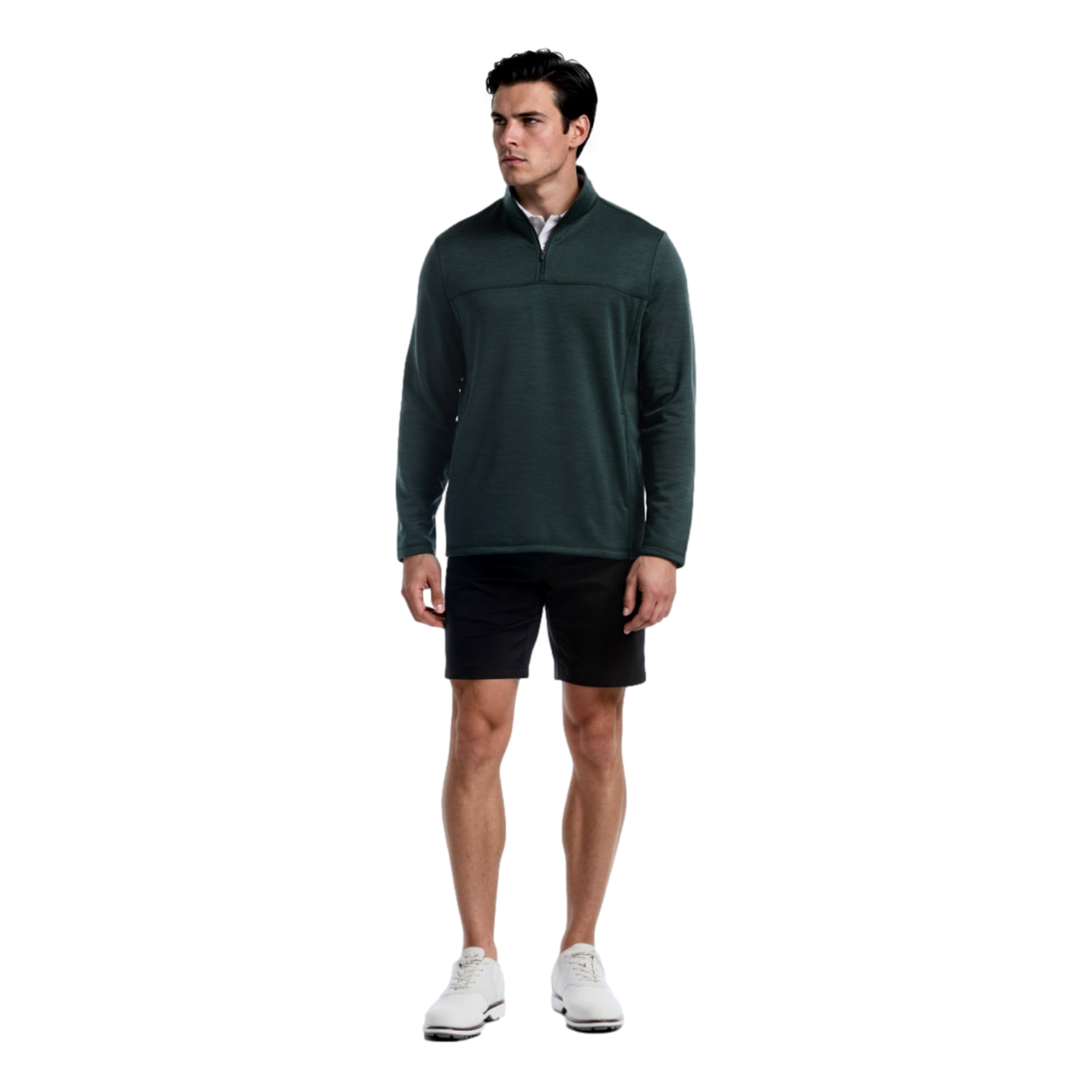 Fleece Long Sleeve Men's Golf Quarter Zip