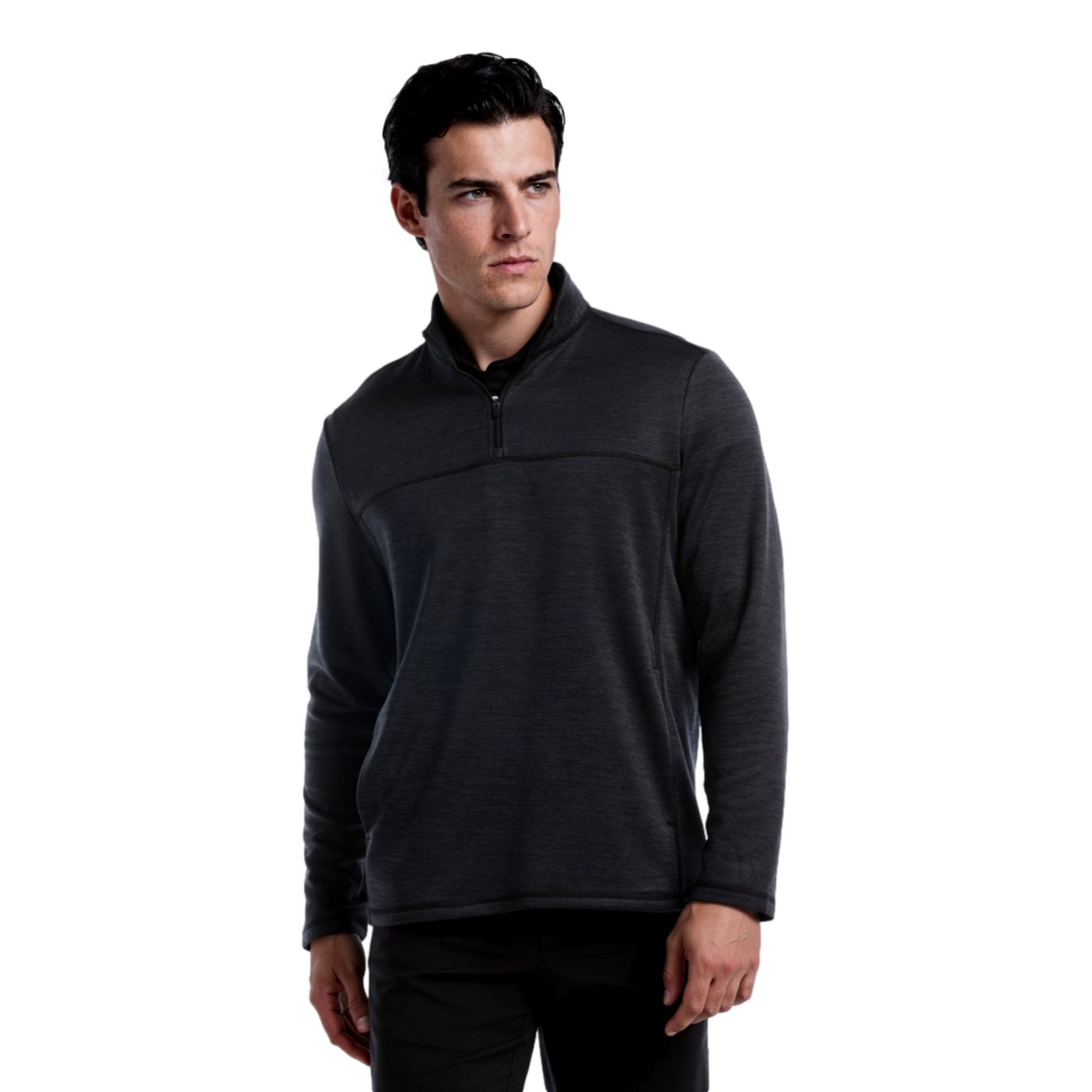Fleece Long Sleeve Men's Golf Quarter Zip