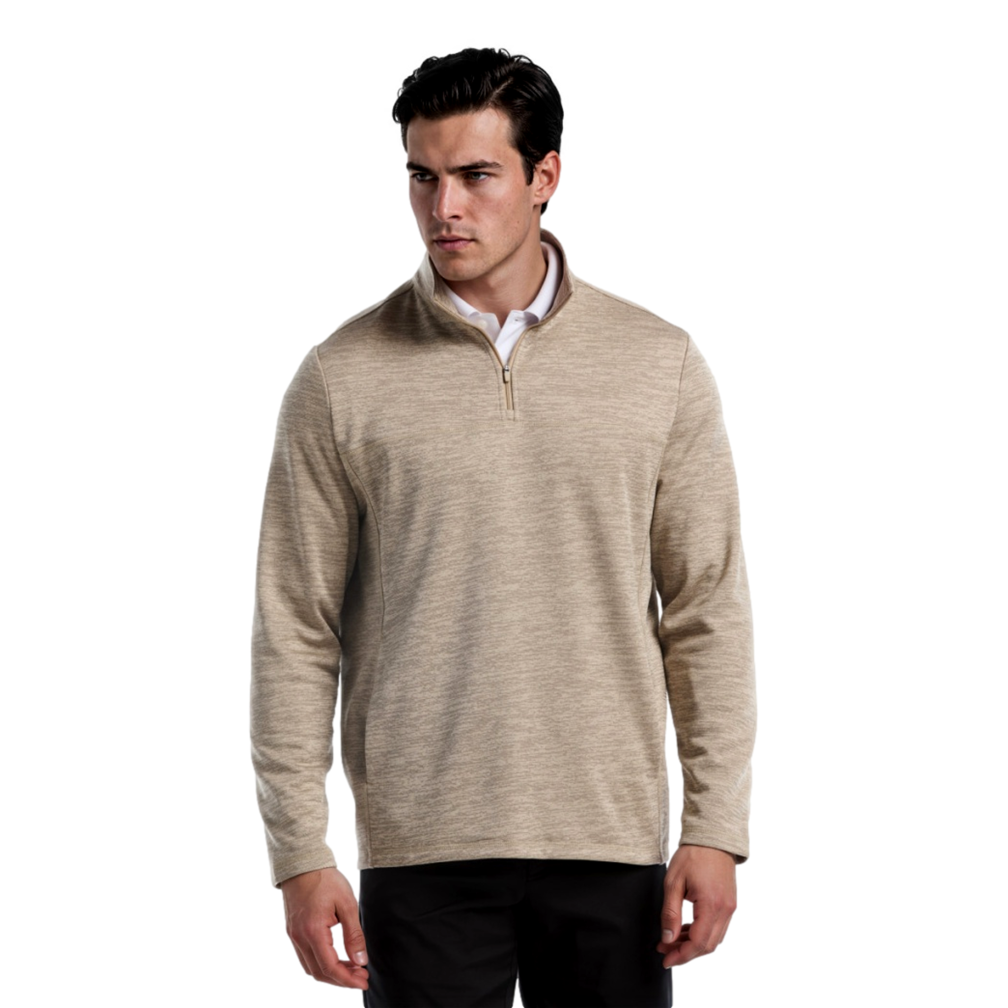 Fleece Long Sleeve Men's Golf Quarter Zip