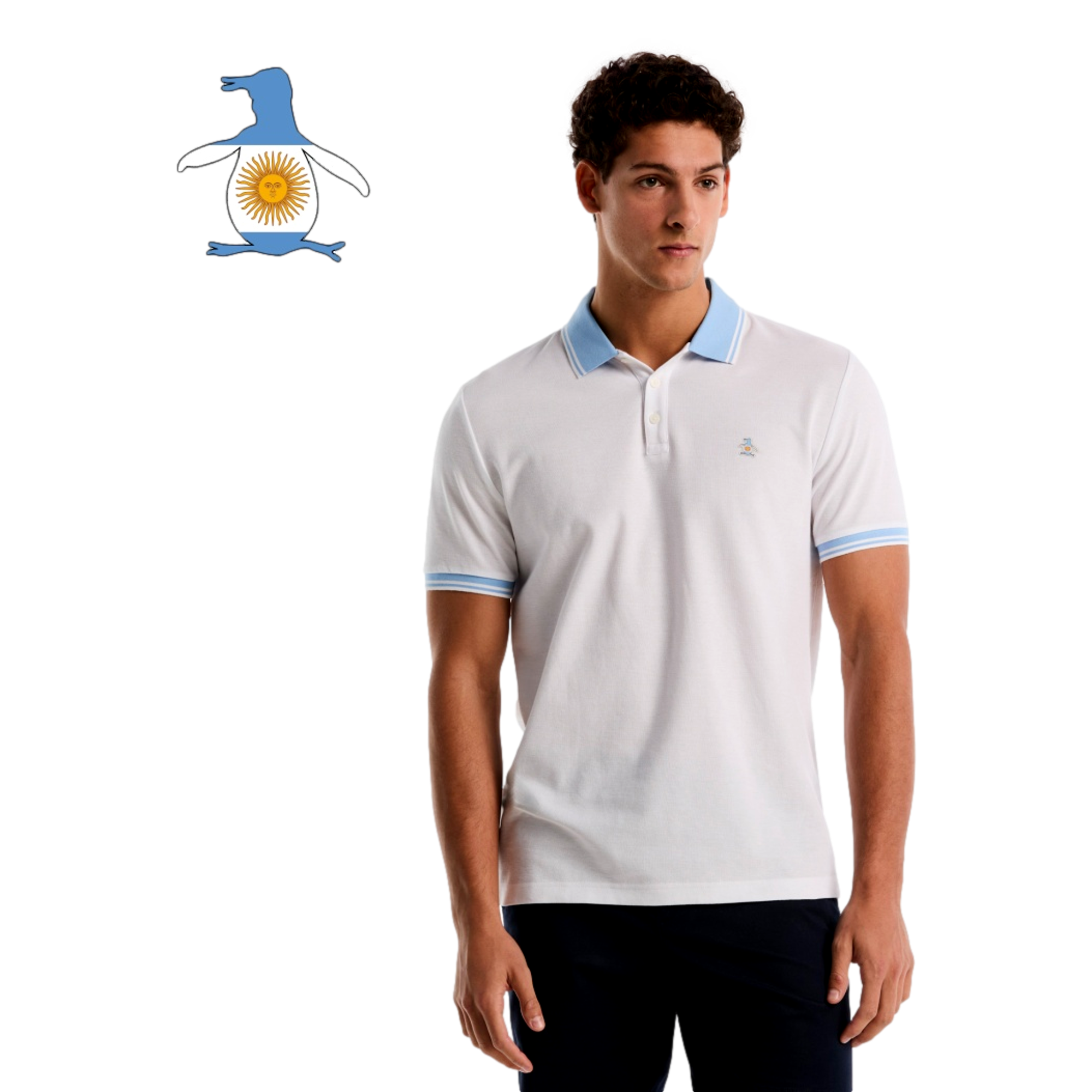 Argentina National Match Day Essentials Men's Golf Polo Shirt