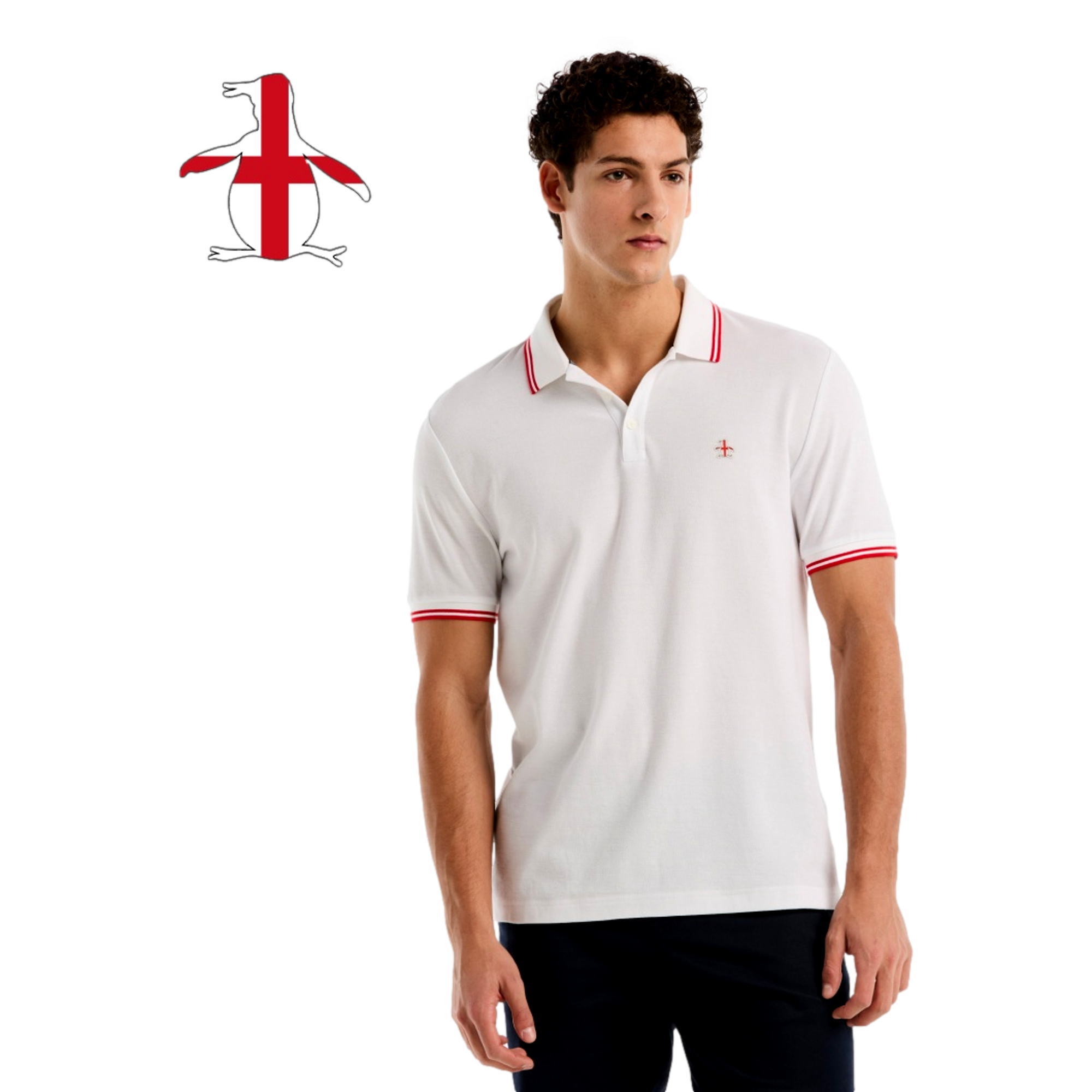 England National  Match Day Essentials Men's Golf Polo Shirt