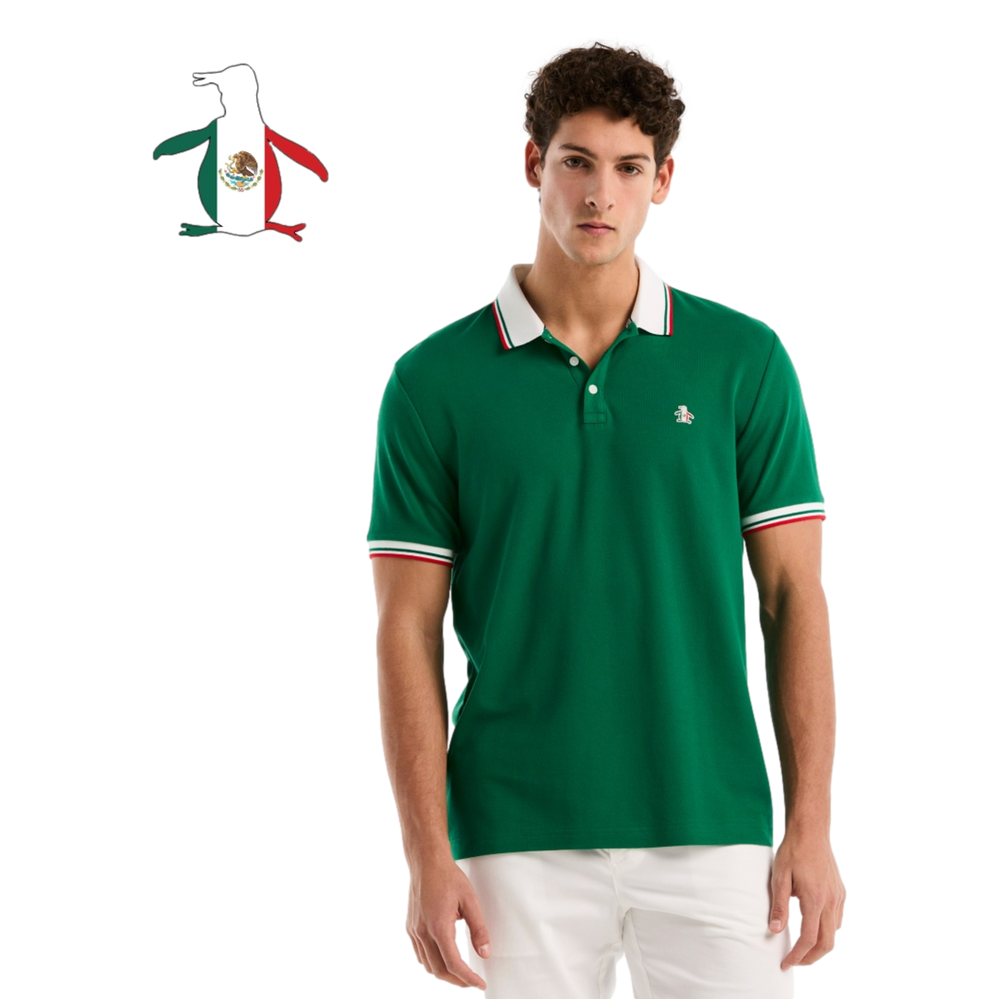 Mexico National  Match Day Essentials Men's Golf Polo Shirt