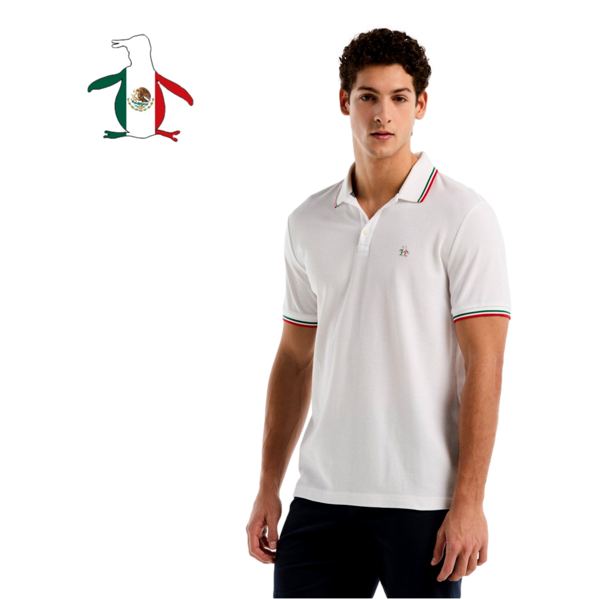 Mexico National  Match Day Essentials Men's Golf Polo Shirt