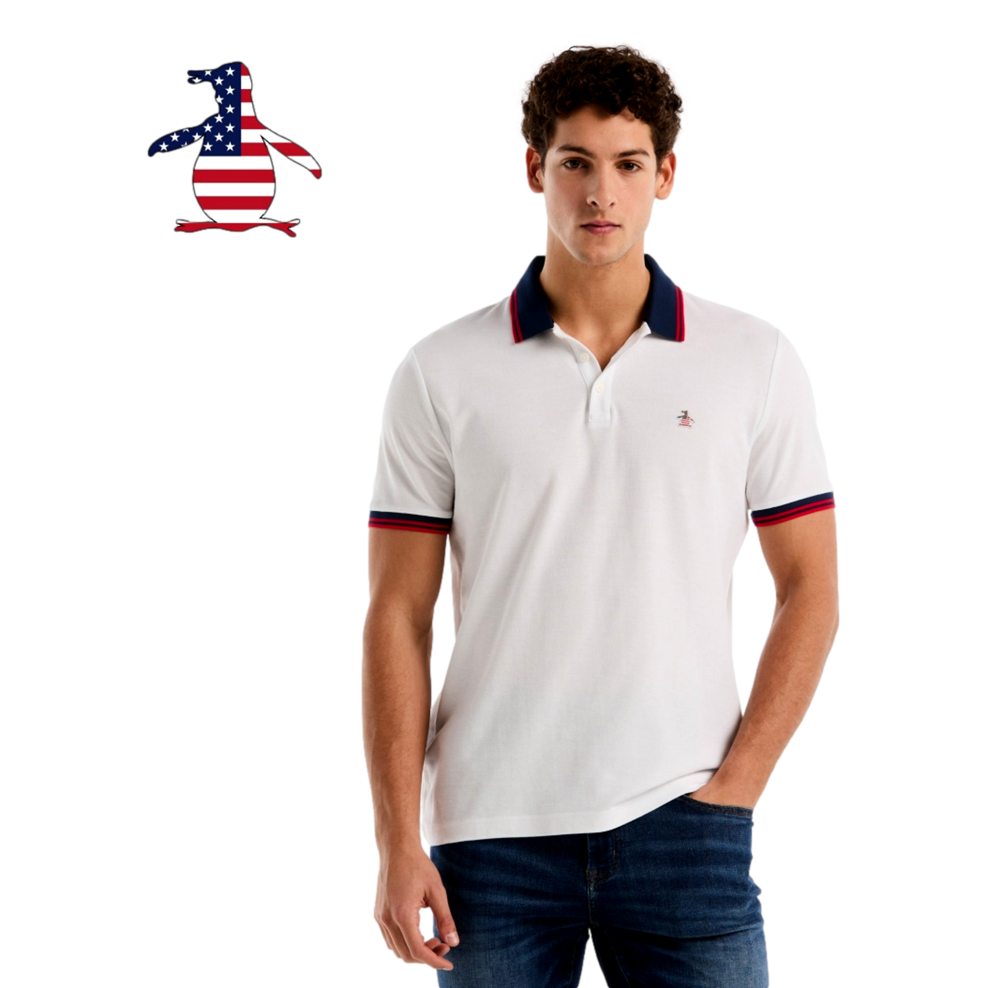 USA National  Match Day Essentials Men's Golf Polo Shirt