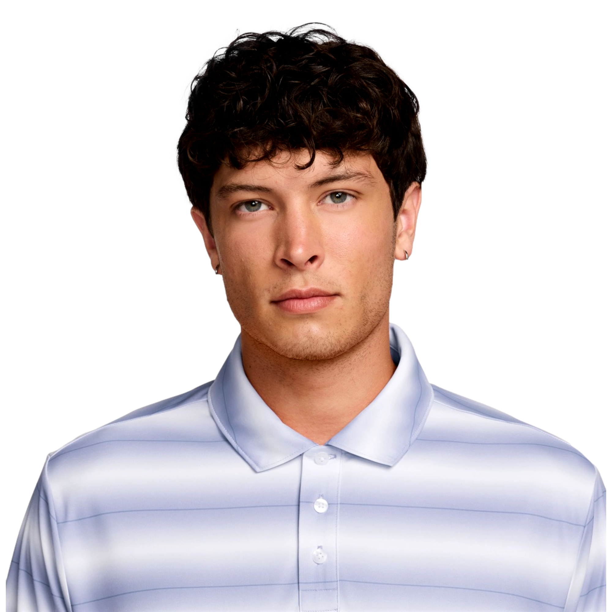 Par Stripe Open Men's Golf Polo Shirt