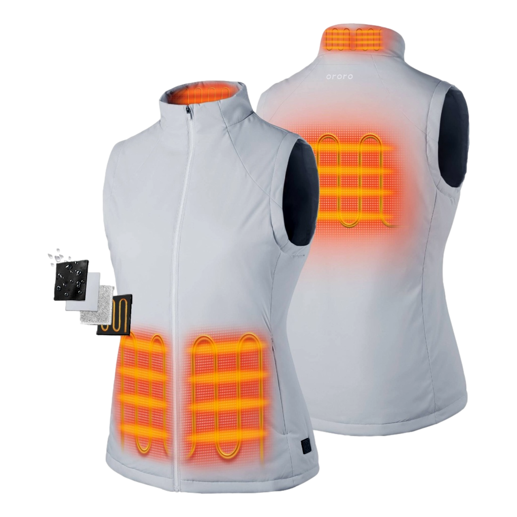 4-Zone Heated Women's Golf Vest