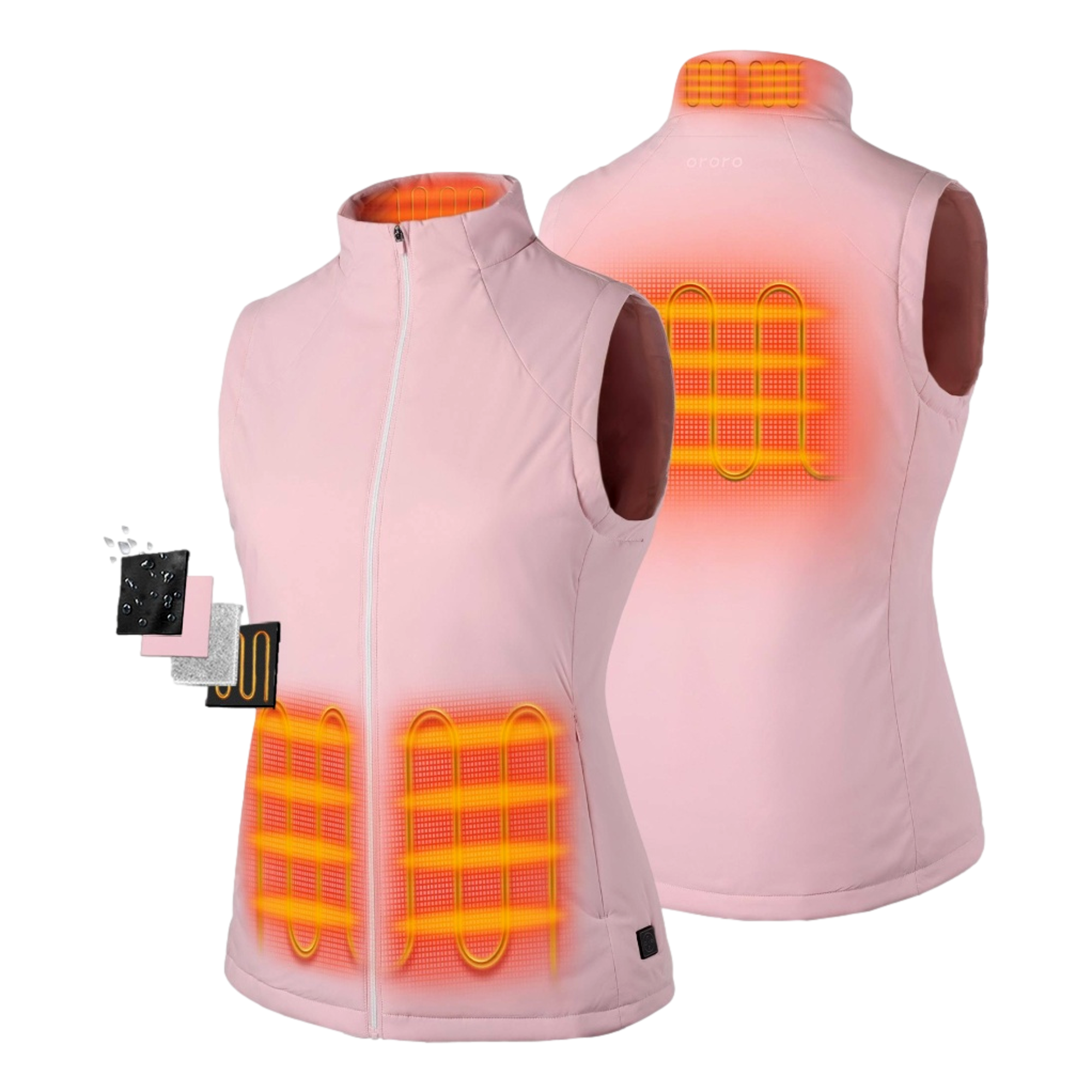 4-Zone Heated Women's Golf Vest