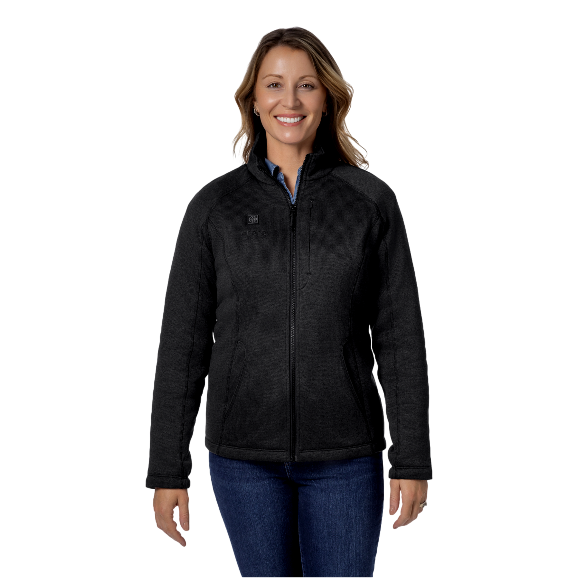 Augusta Tournament 4-Zone Heated Women's Fleece Golf Jacket