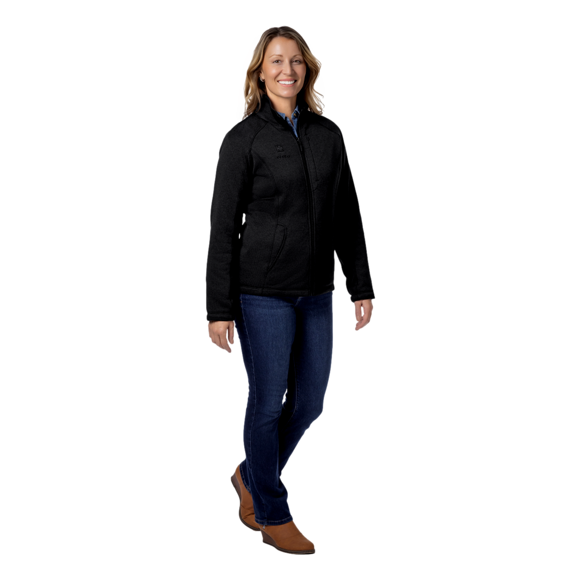 Augusta Tournament 4-Zone Heated Women's Fleece Golf Jacket