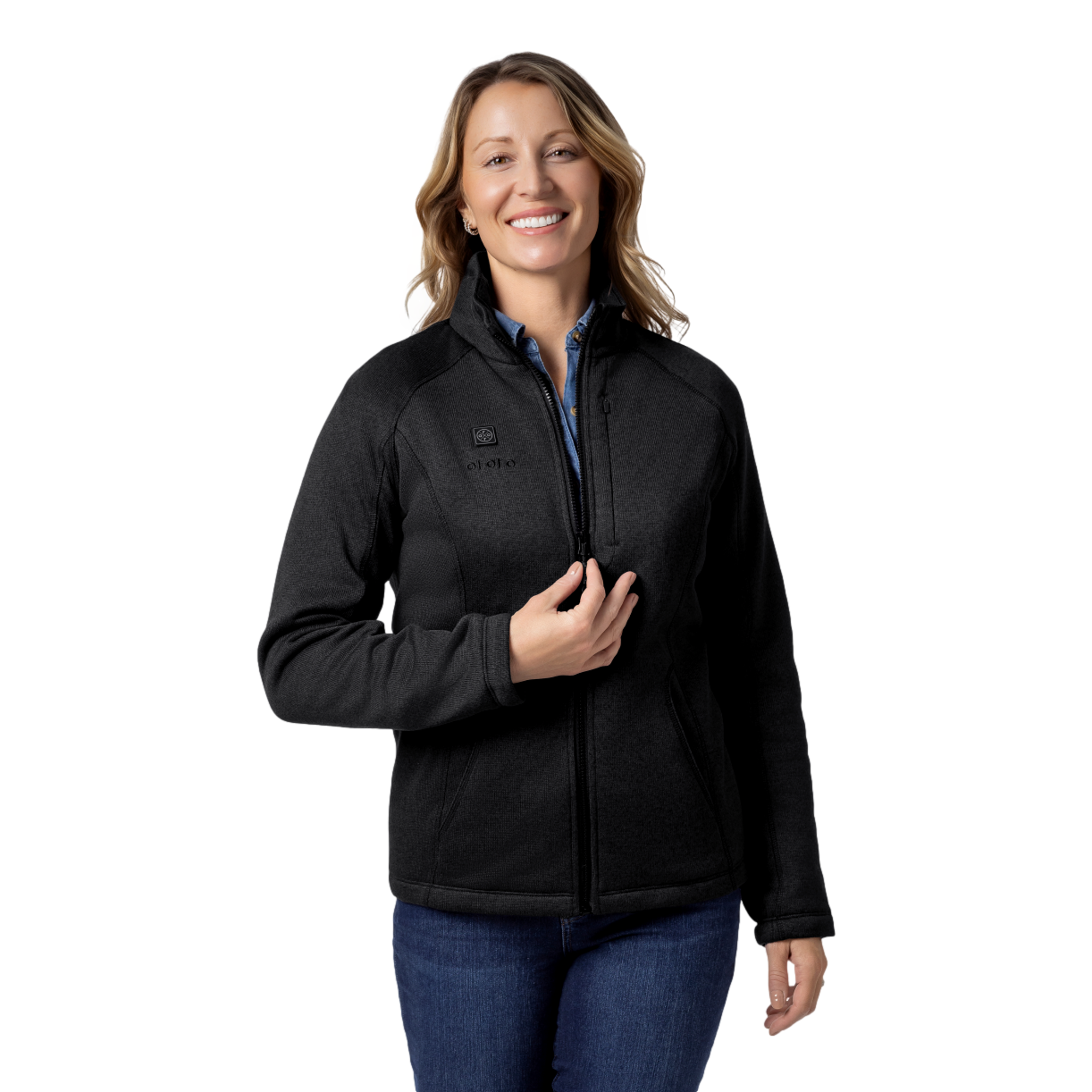 Augusta Tournament 4-Zone Heated Women's Fleece Golf Jacket