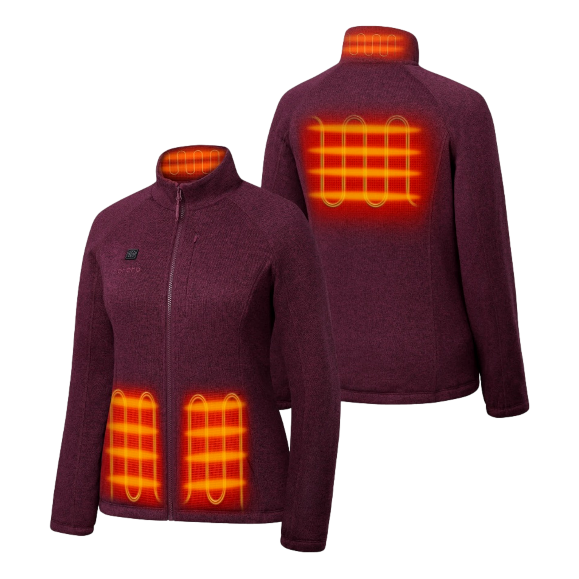 Augusta Tournament 4-Zone Heated Women's Fleece Golf Jacket