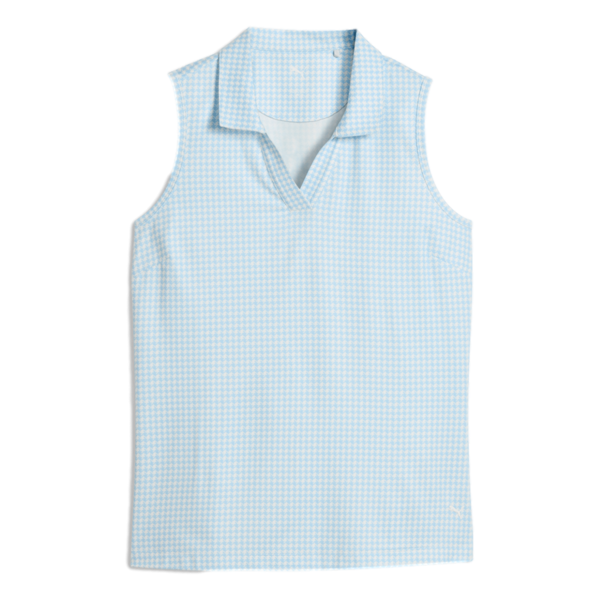 Women's Cloudspun Mono Check Sleeveless Golf Polo