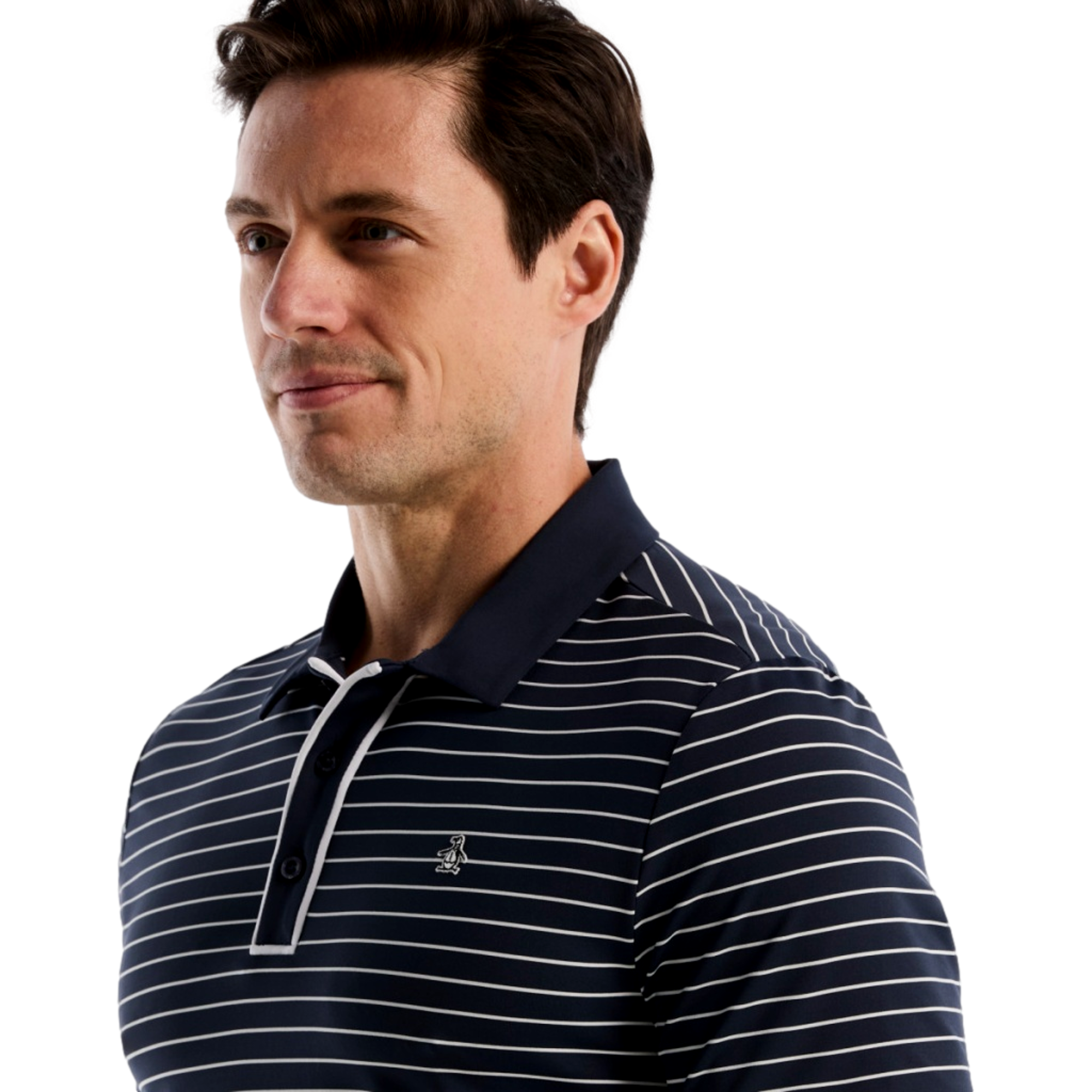 The Heritage Striped Men's Golf Polo Shirt