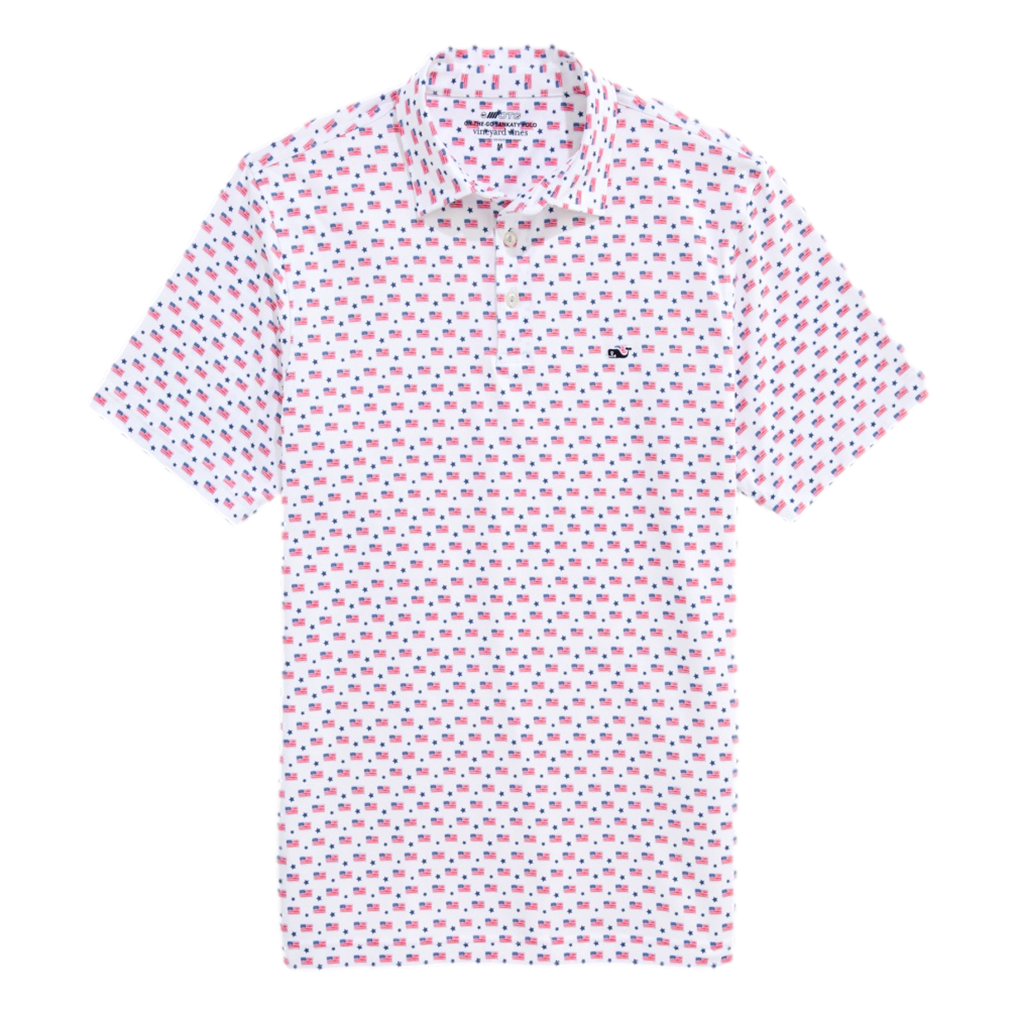 USA Flags Sankaty Men's Golf Polo Shirt