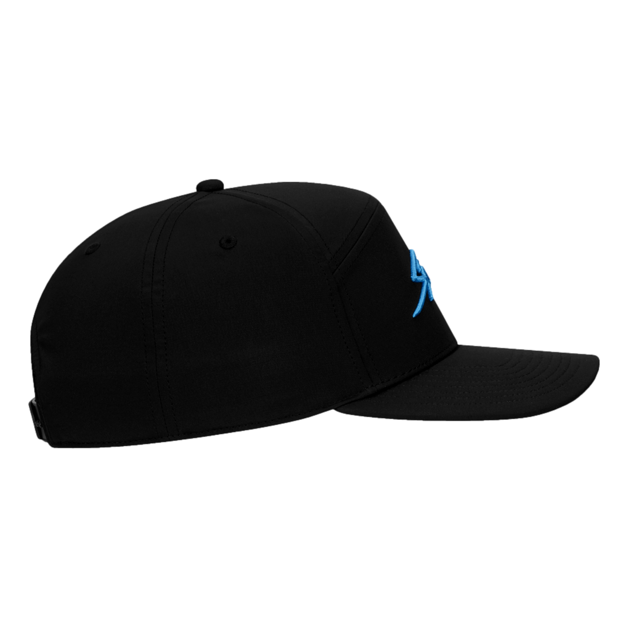 Spider Font Radar Golf Hat-Black