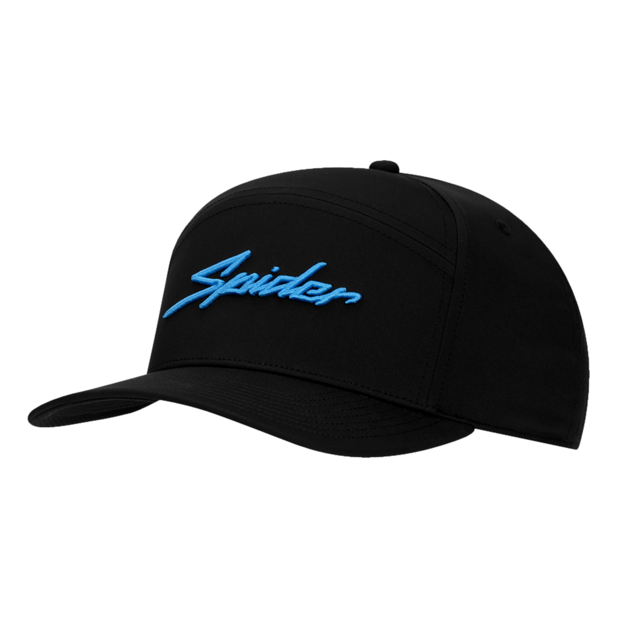 Spider Font Radar Golf Hat-Black