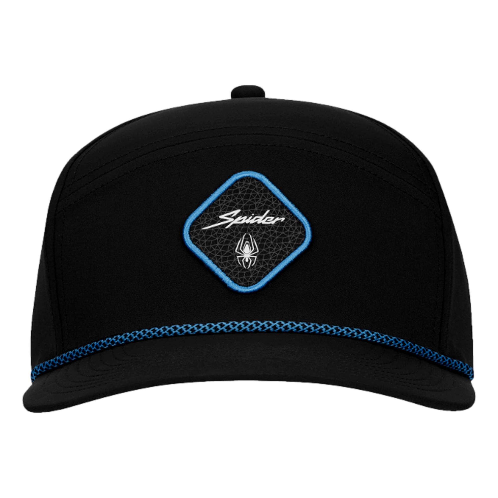 Spider Patch Horizon Golf Hat-Black