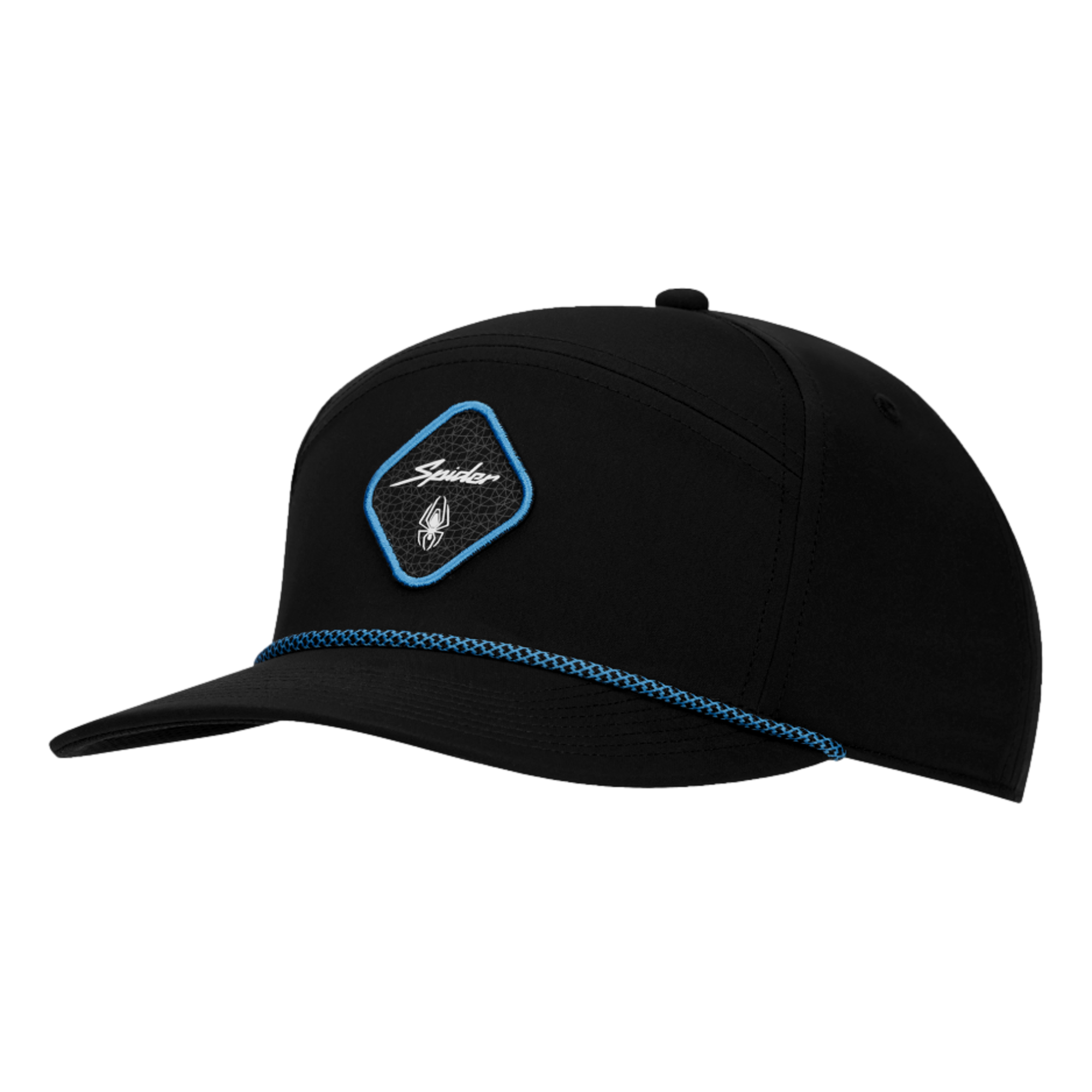 Spider Patch Horizon Golf Hat-Black