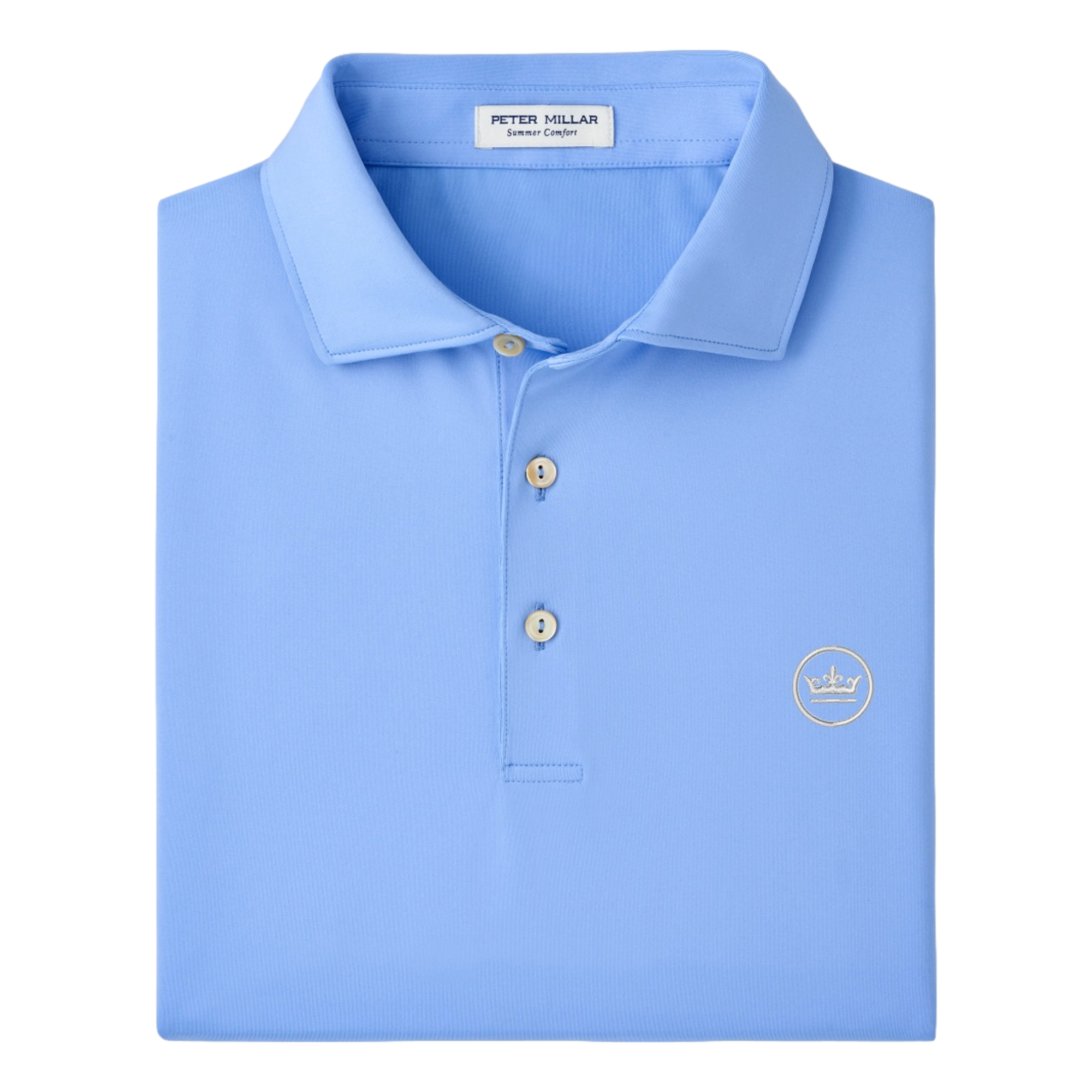 Solid Performance Jersey Men's Golf Polo Shirt