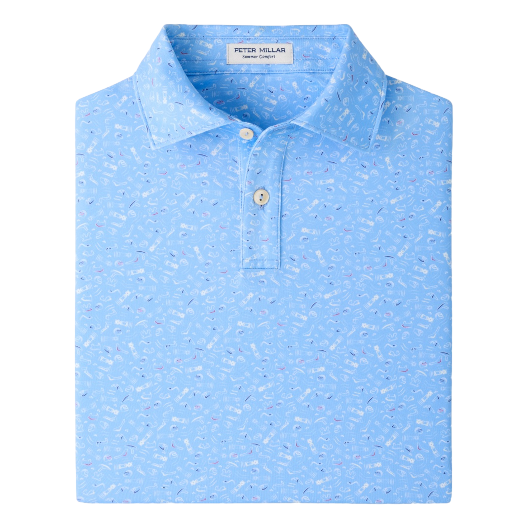 Track Record Performance Jersey Boys Golf Polo Shirt