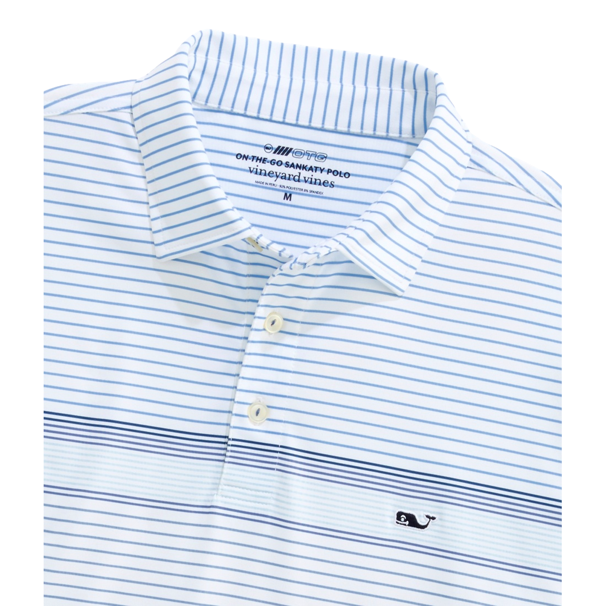 Kiawah Stripe Sankaty Men's Golf Polo Shirt