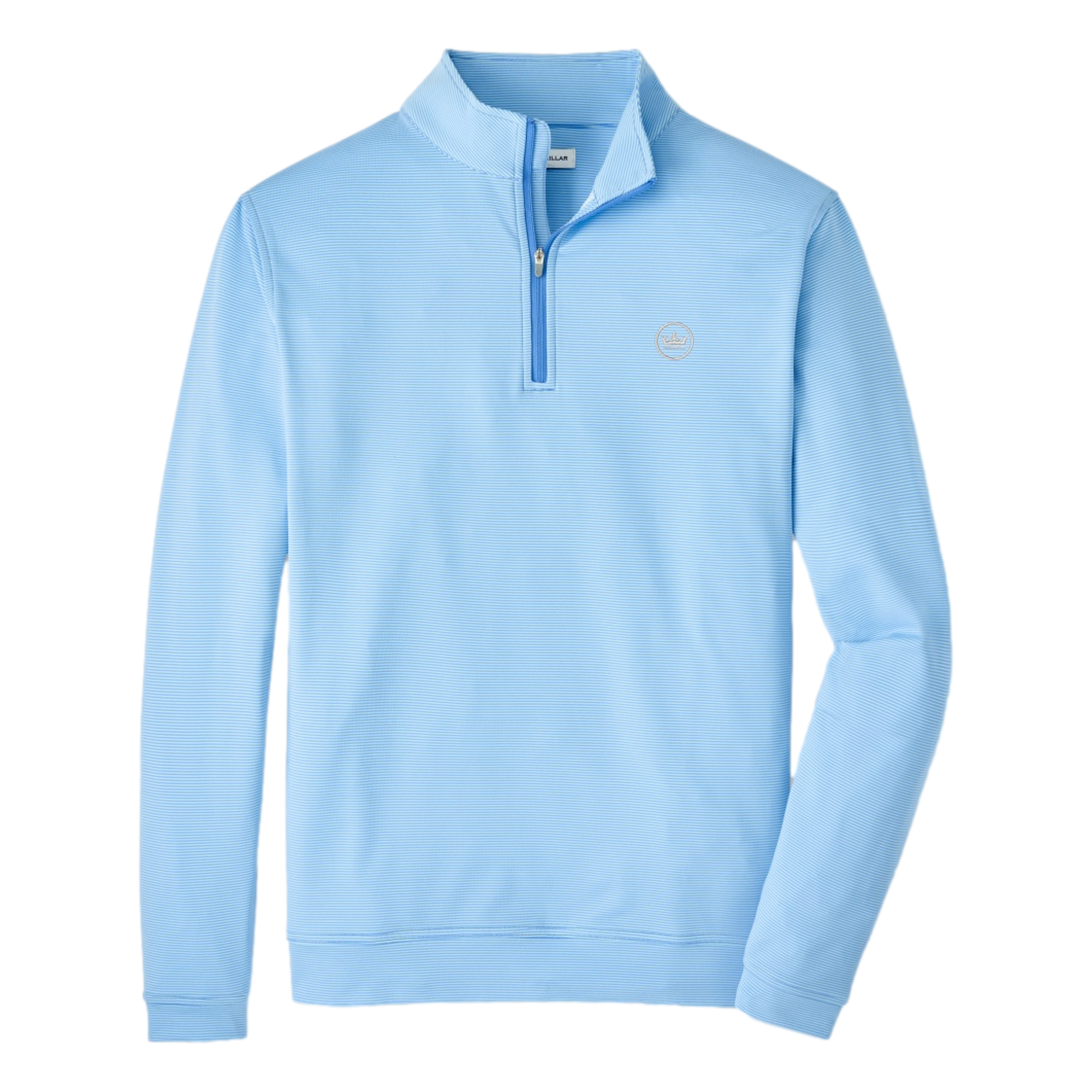 Perth Sugar Stripe Men's Golf Quarter Zip
