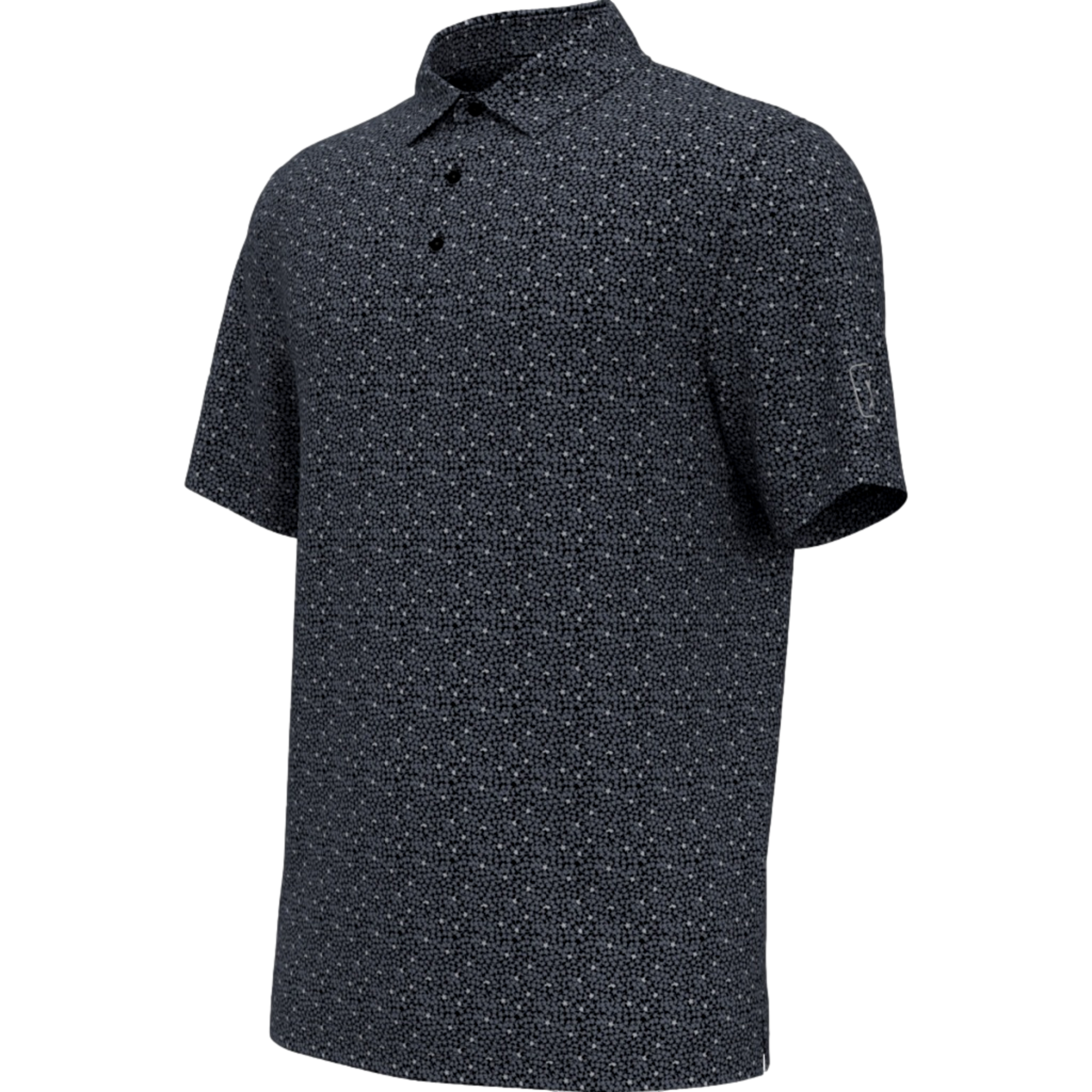 Energized Abstract Floral Boys Golf Polo Shirt
