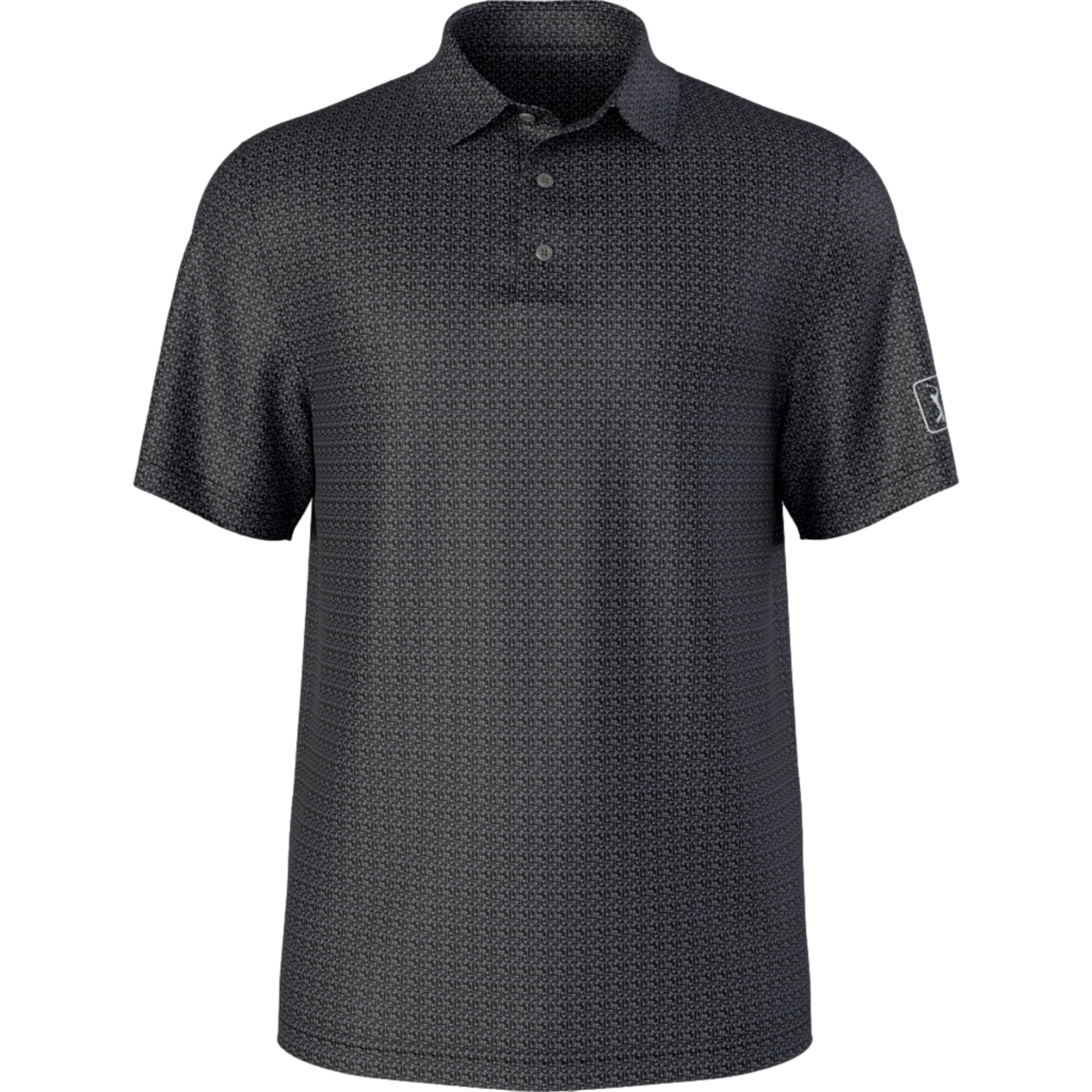 Golf Flag Geo Essential Print Boys Golf Polo Shirt