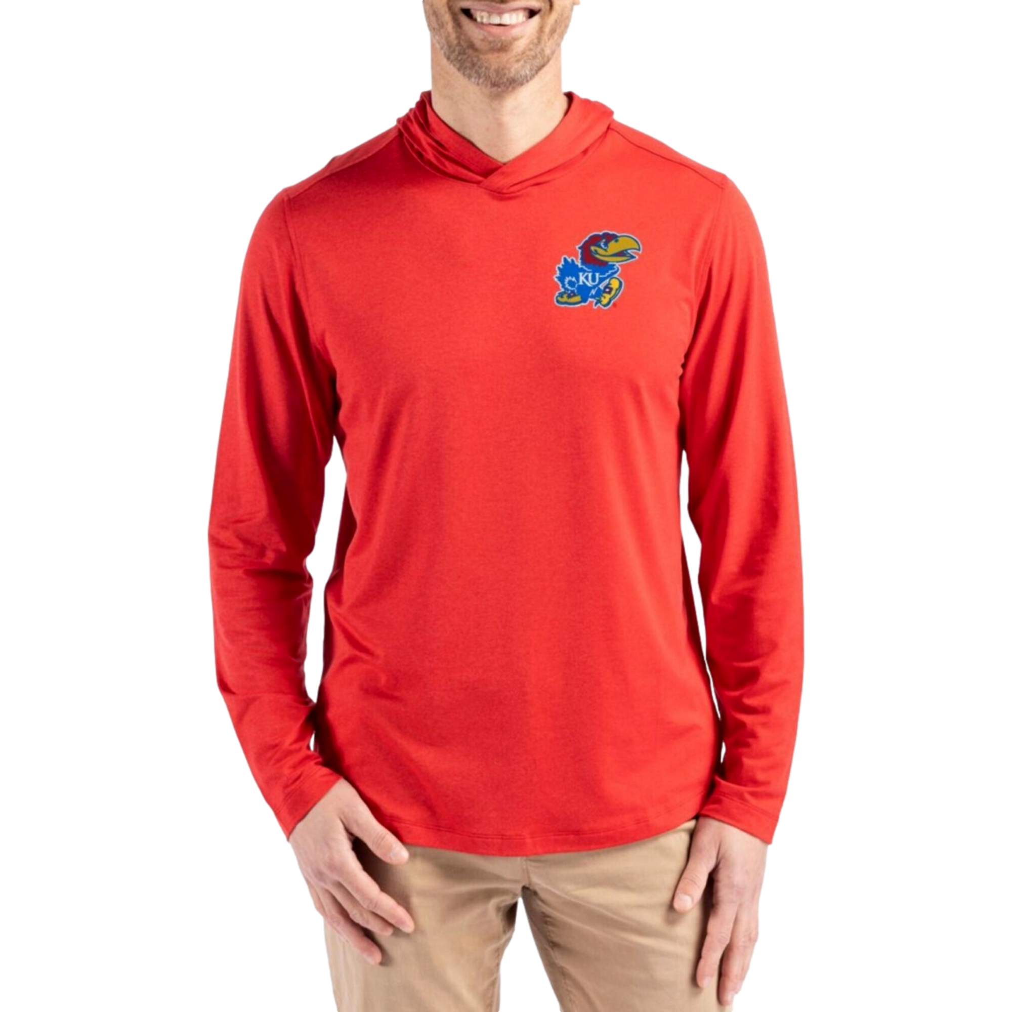 Kansas Jayhawks Coastline Recycled Double Peached Men's Golf Hoodie