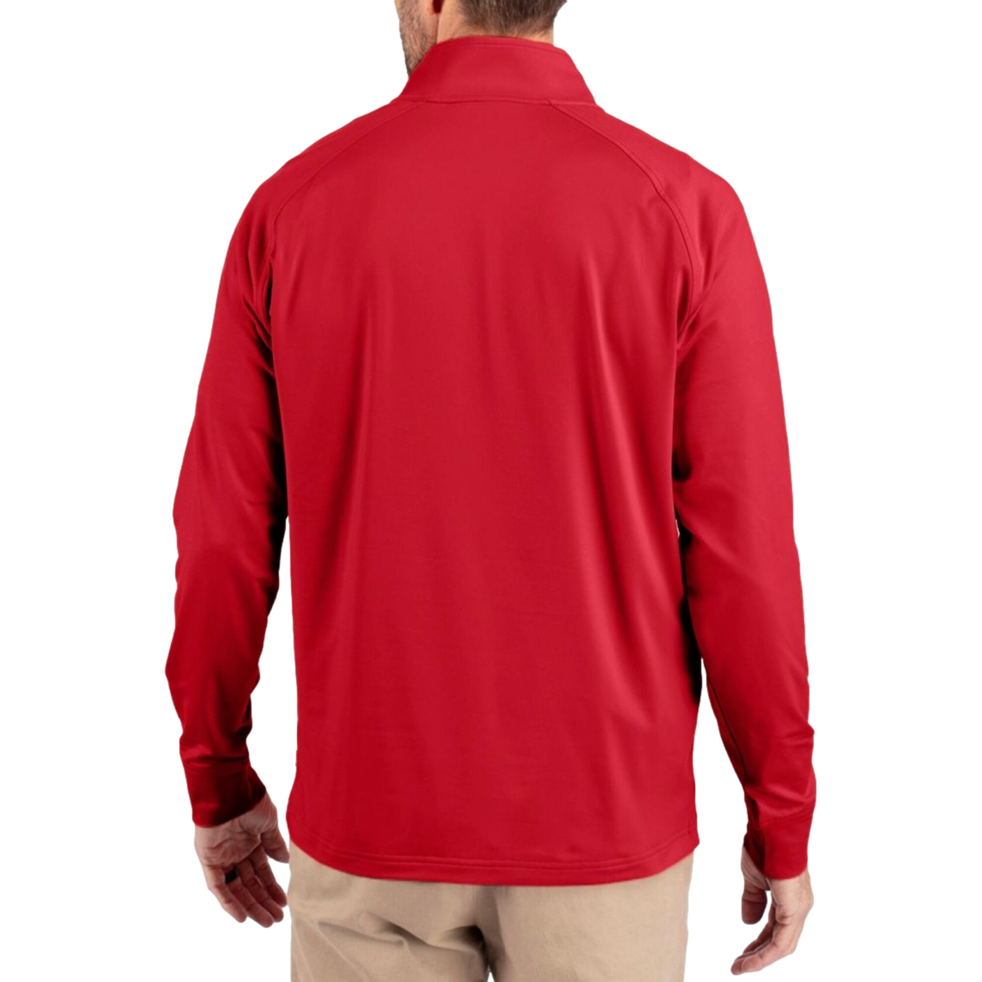 Kansas Jayhawks Adapt Recycled Soft Knit Stretch Men's Golf Quarter Zip