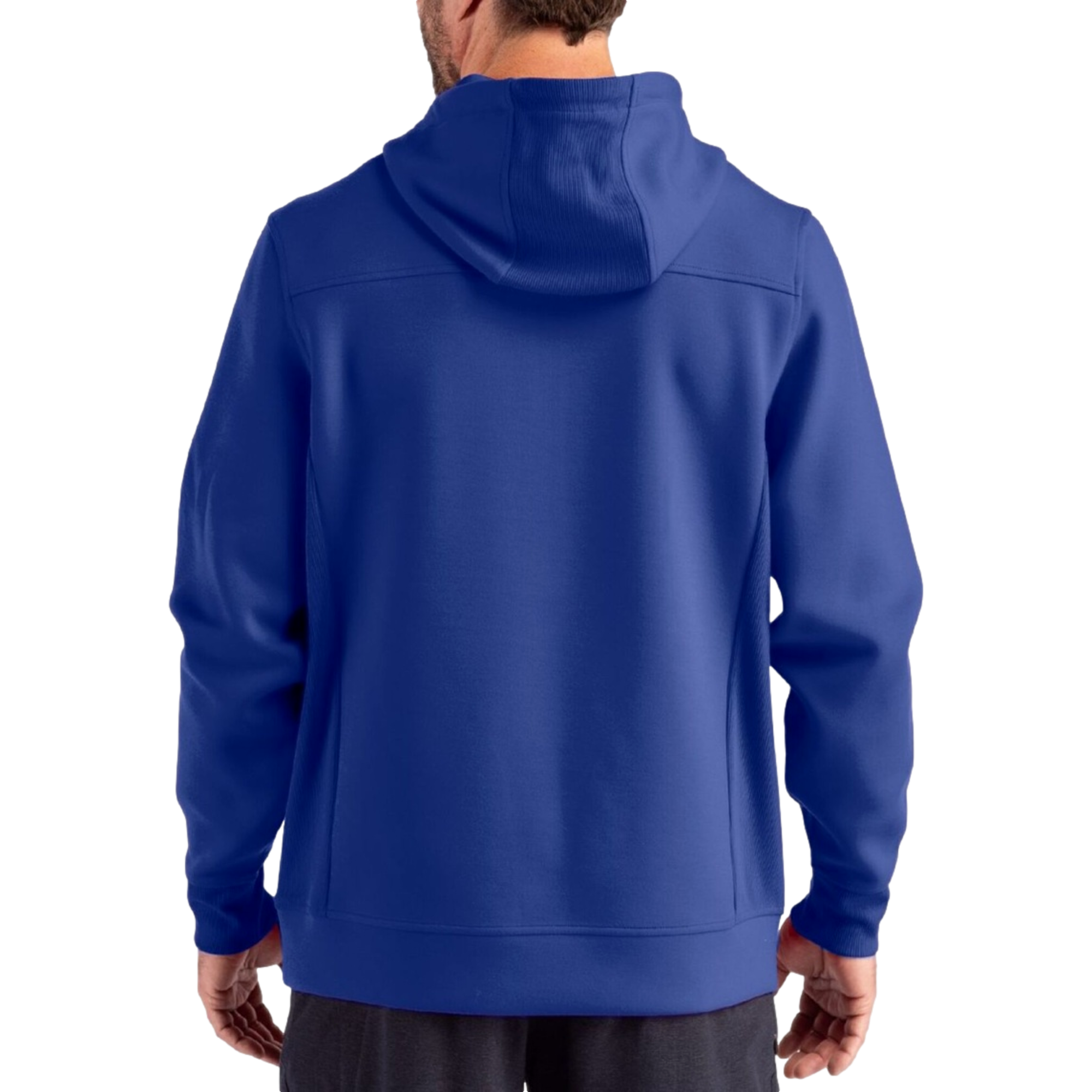 Kansas Jayhawks Roam Recycled Buttery-Soft Knit Men's Golf Quarter Zip Hoodie