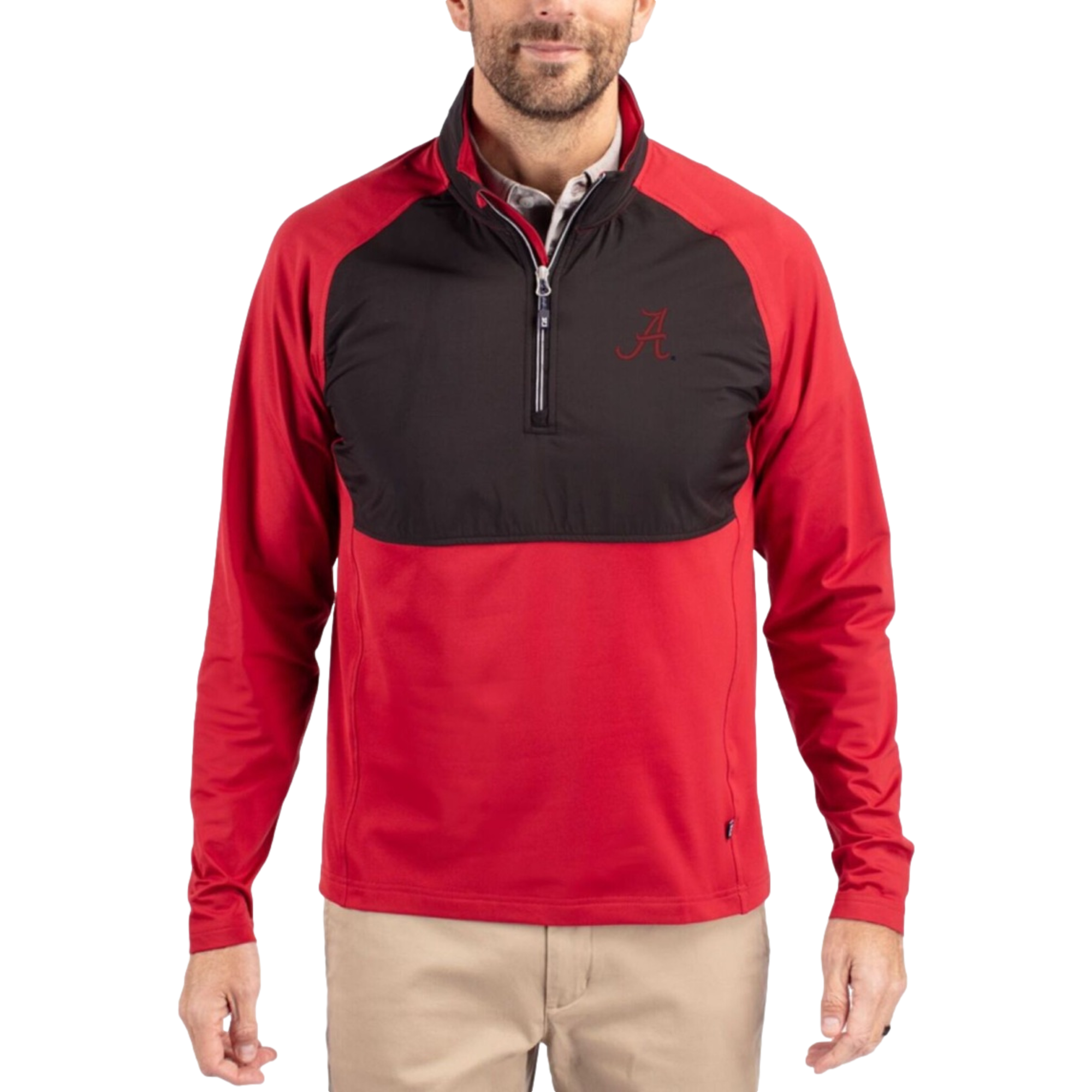 Alabama Crimson Tide Adapt Recycled Soft Knit Stretch Men's Golf Quarter Zip