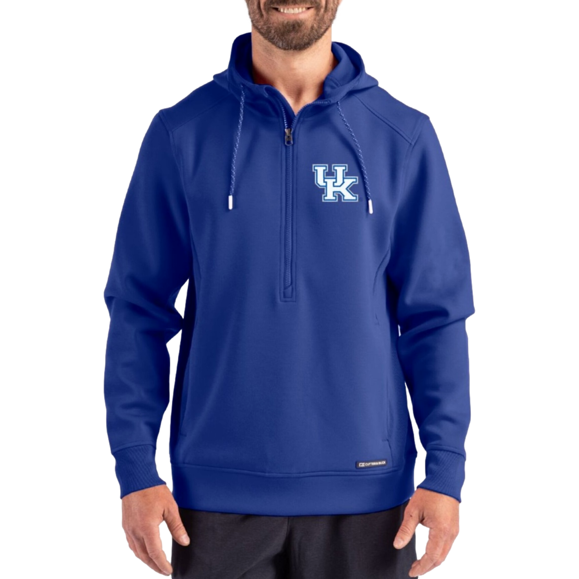 Kentucky Wildcats Roam Recycled Buttery-Soft Knit Men's Golf Quarter Zip Hoodie