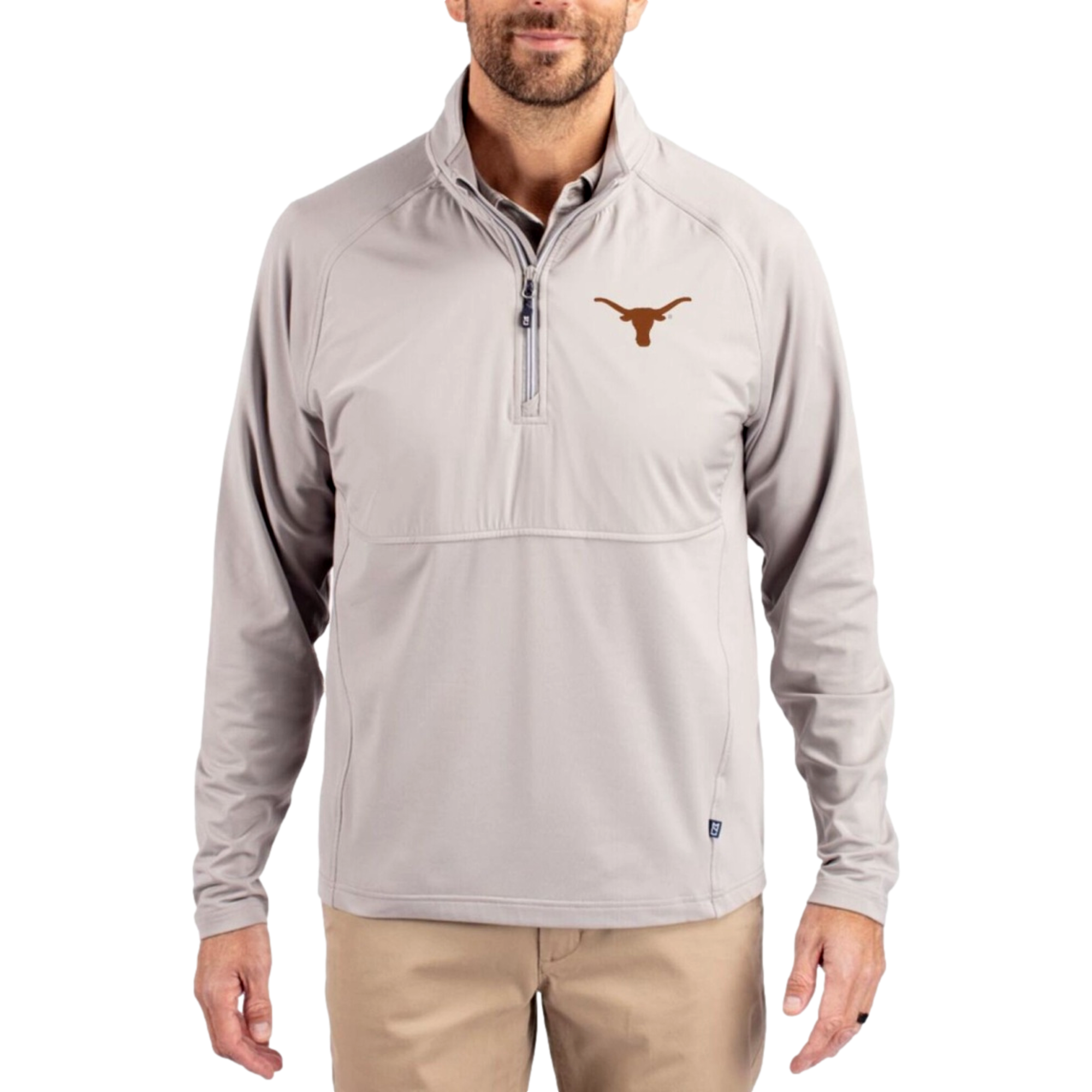 Texas Longhorns Adapt Recycled Soft Knit Stretch Men's Golf Quarter Zip