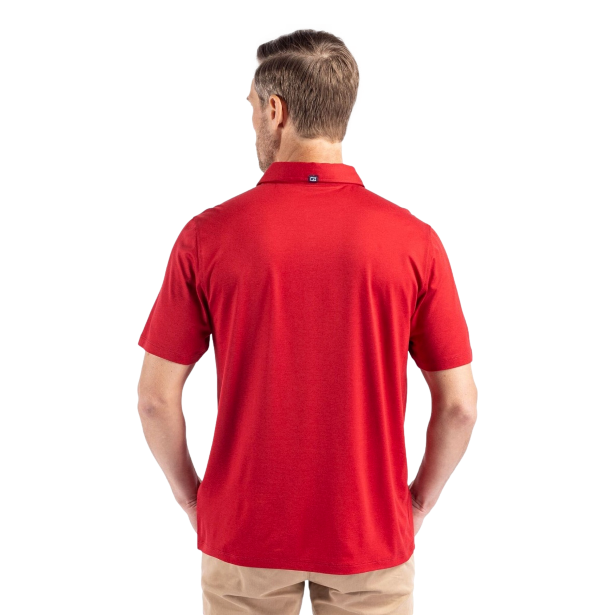 Louisville Cardinals Coastline Recycled Double Peached Men's Golf Polo Shirt