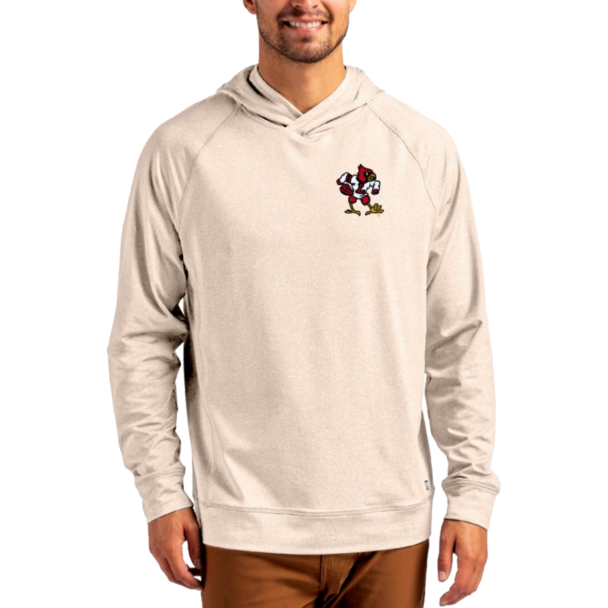 Louisville Cardinals Adapt Recycled Soft Knit Stretch Heathered Men's Golf Hoodie