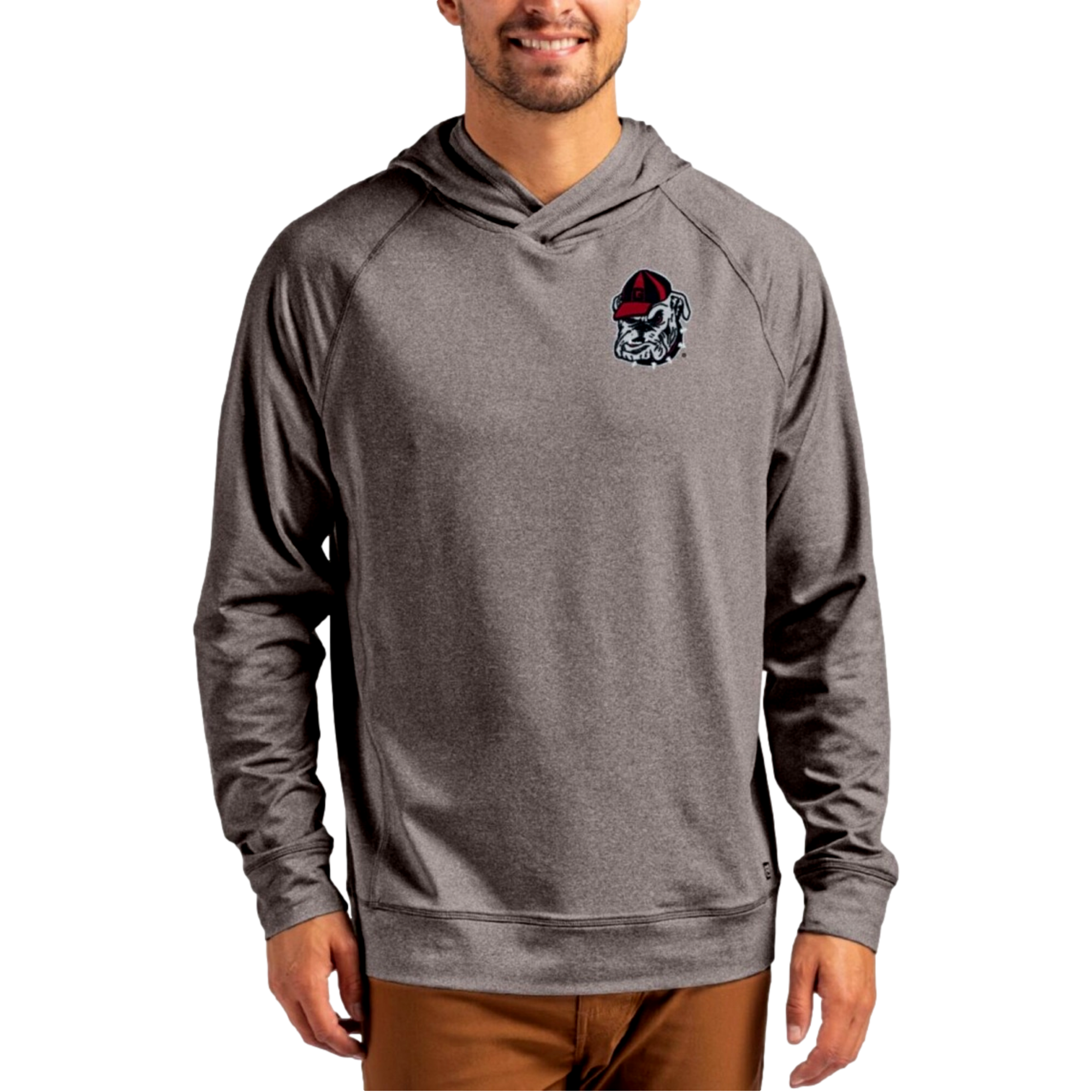 Georgia Bulldogs Adapt Recycled Soft Knit Stretch Heathered Men's Golf Hoodie