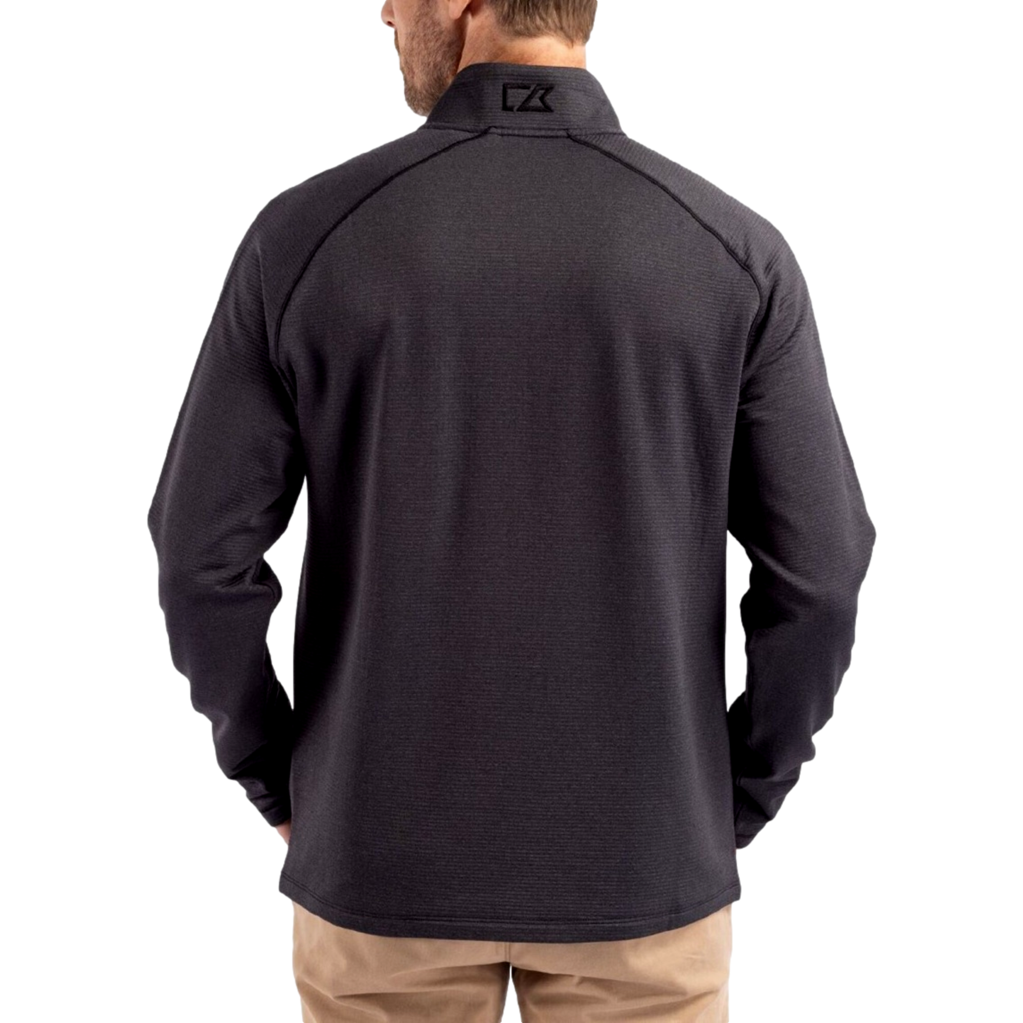 Georgia Bulldogs Peshastin Recycled Grid Fleece Men's Golf Quarter Zip