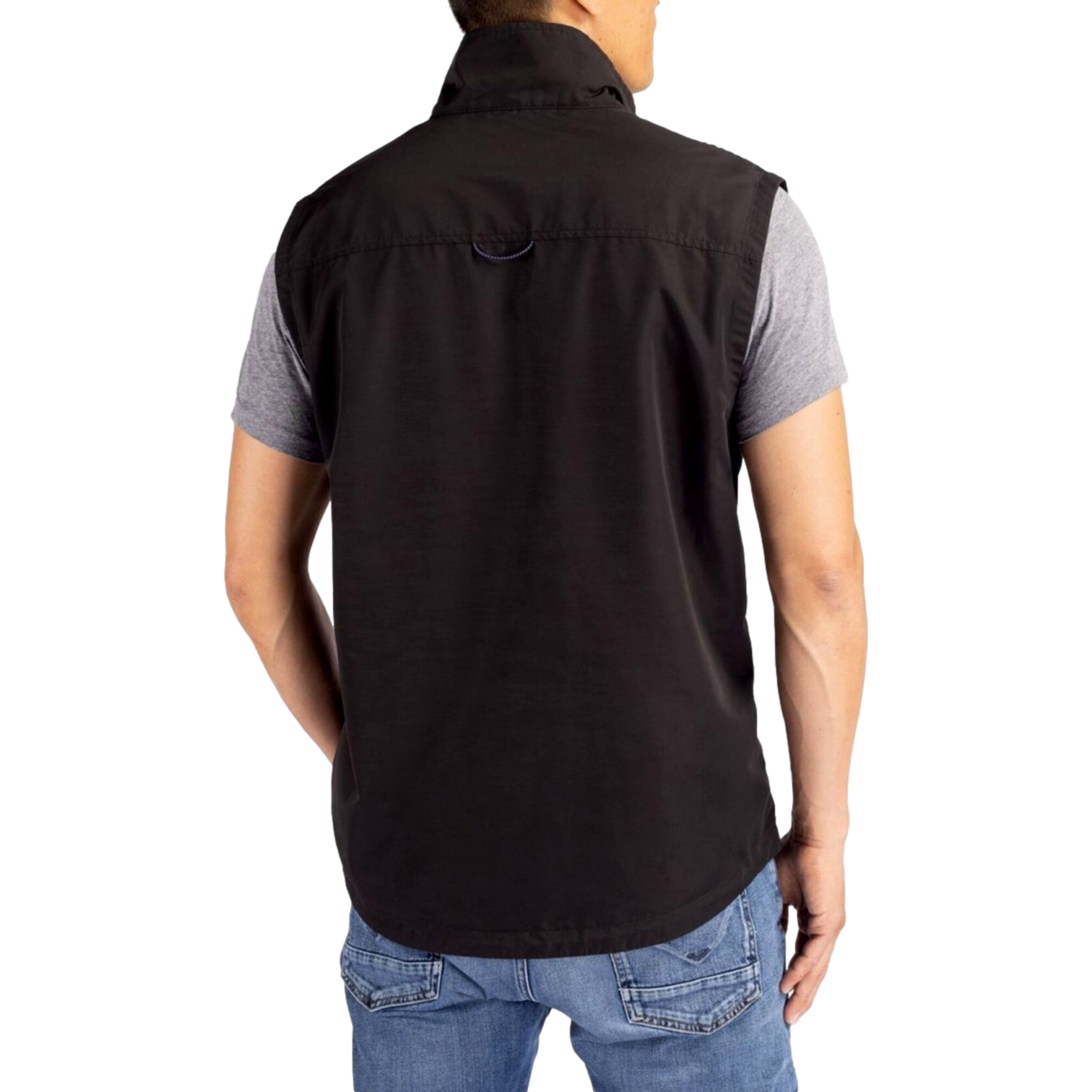 NC State Wolfpack Charter Recycled Packable Men's Golf Vest